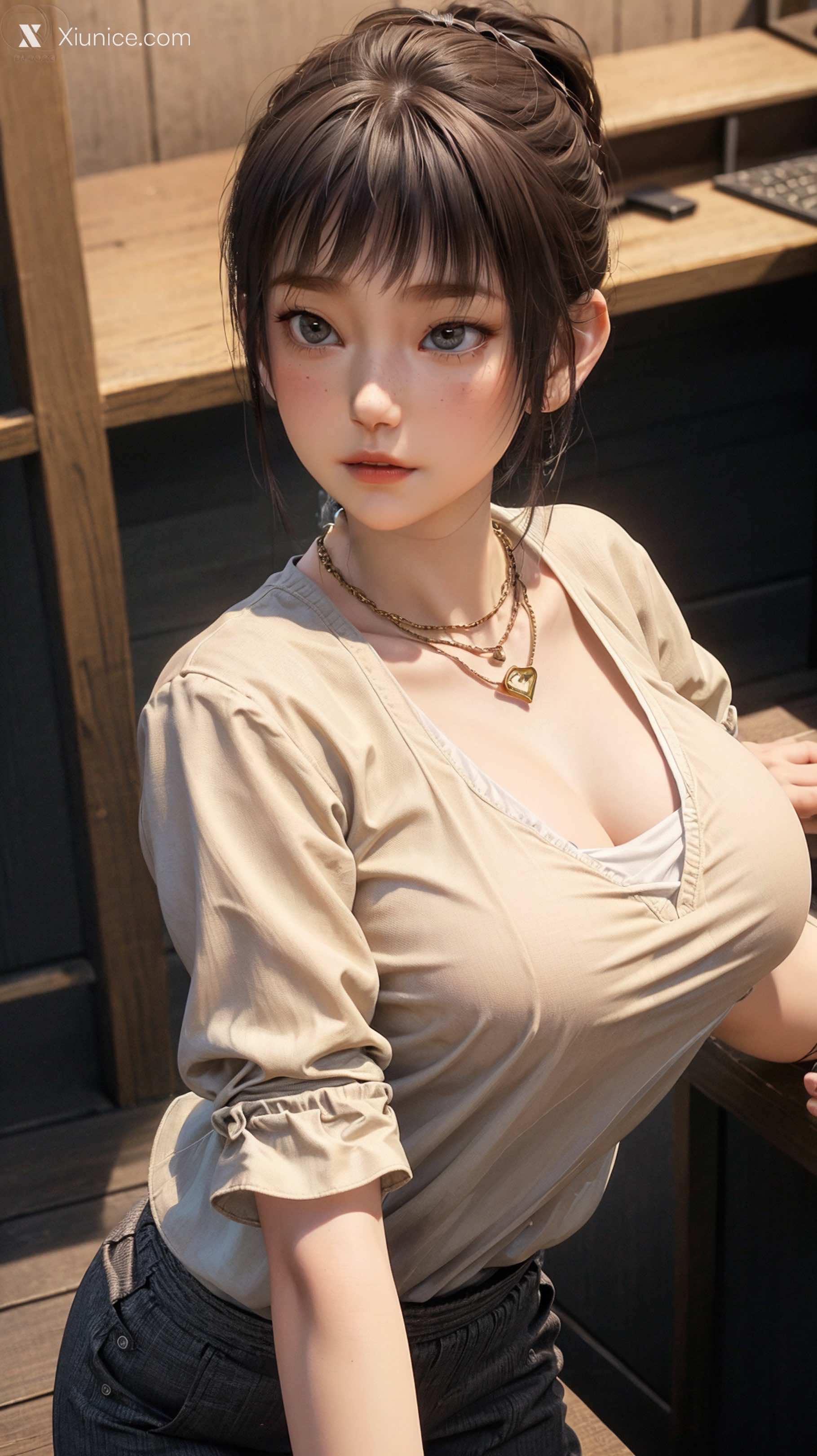 AI Girl Xiunice.com 天罡传 樊巧儿 樊巧儿 现代装 34