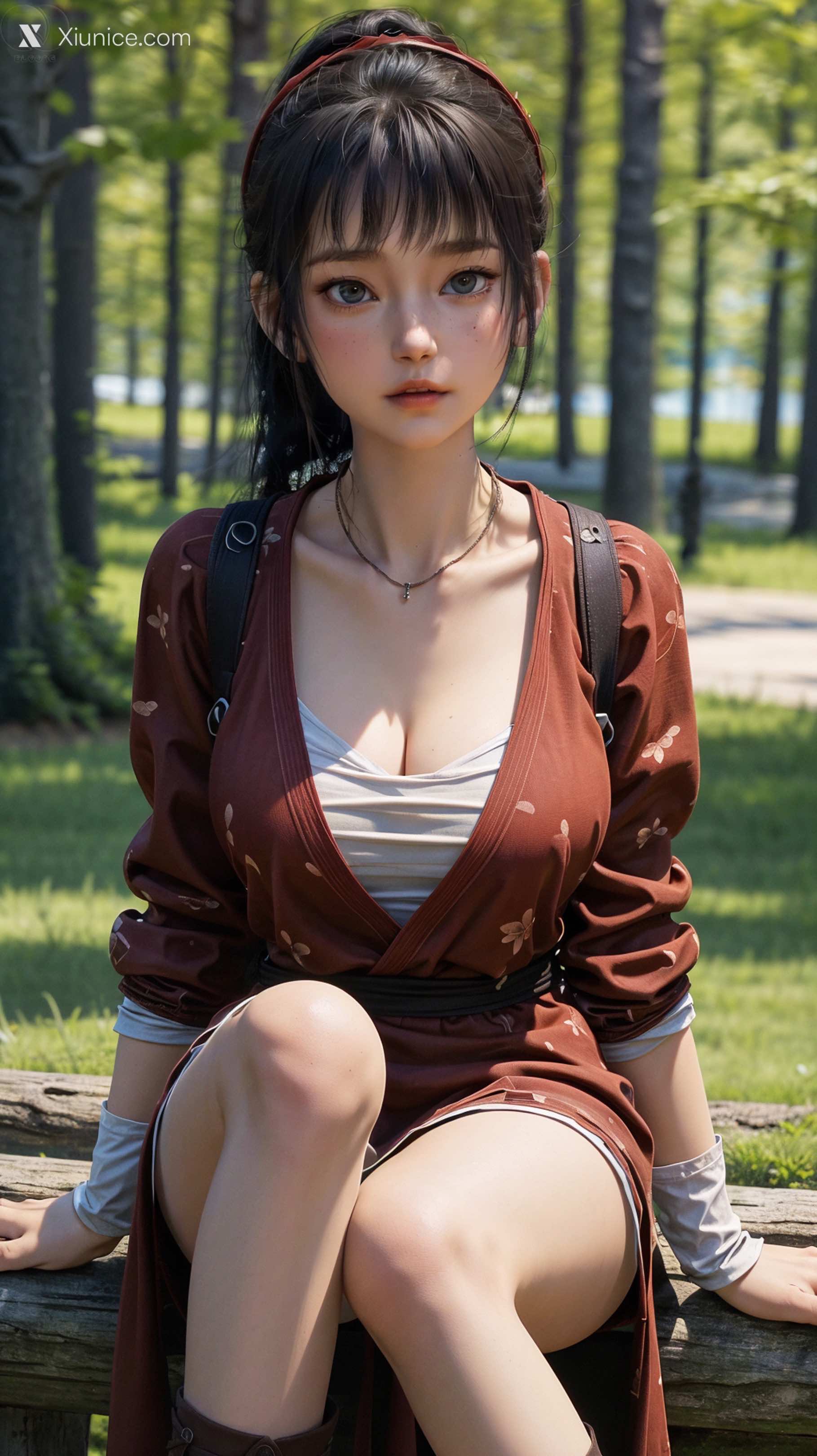 AI Girl Xiunice.com 天罡传 樊巧儿 樊巧儿 现代装 35