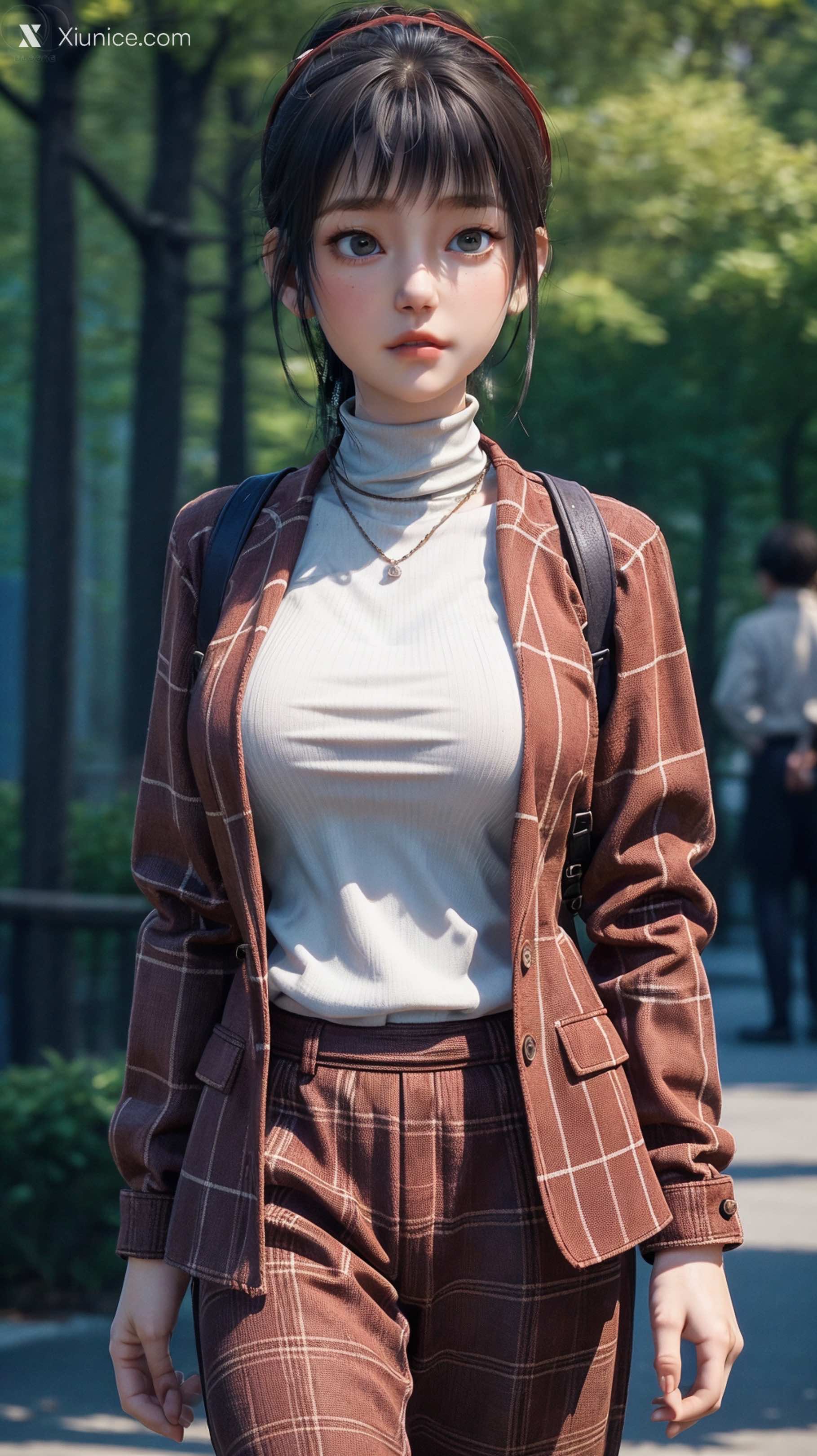AI Girl Xiunice.com 天罡传 樊巧儿 樊巧儿 现代装 8
