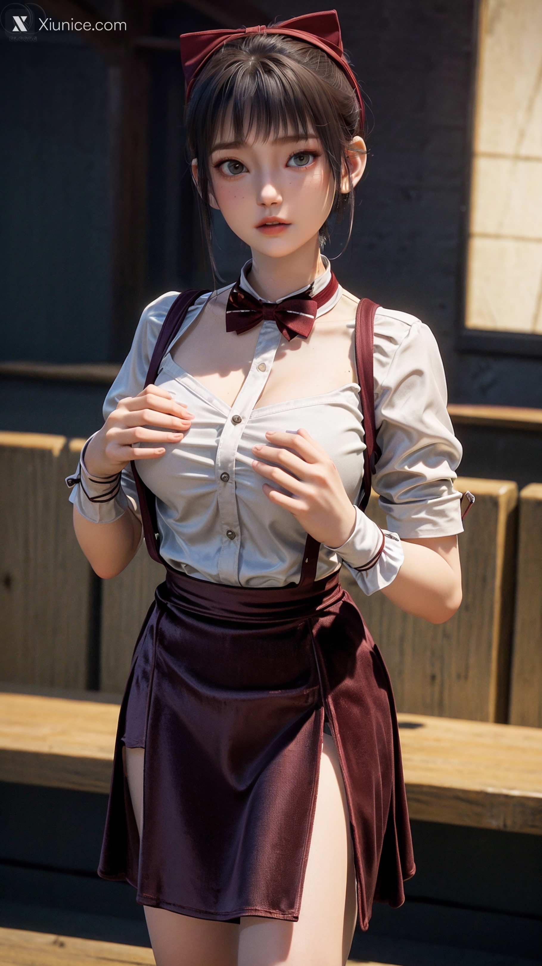 AI Girl Xiunice.com 天罡传 樊巧儿 樊巧儿 现代装 9
