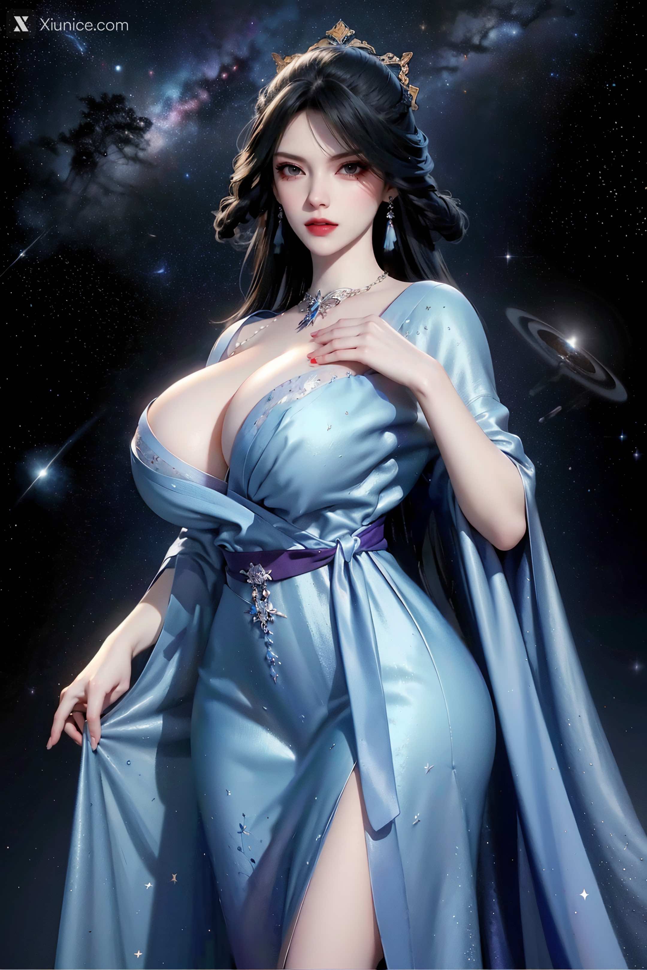 AI Girl Xiunice.com 太一剑仙传 蓝雨蝶 蓝雨蝶 巨乳 1