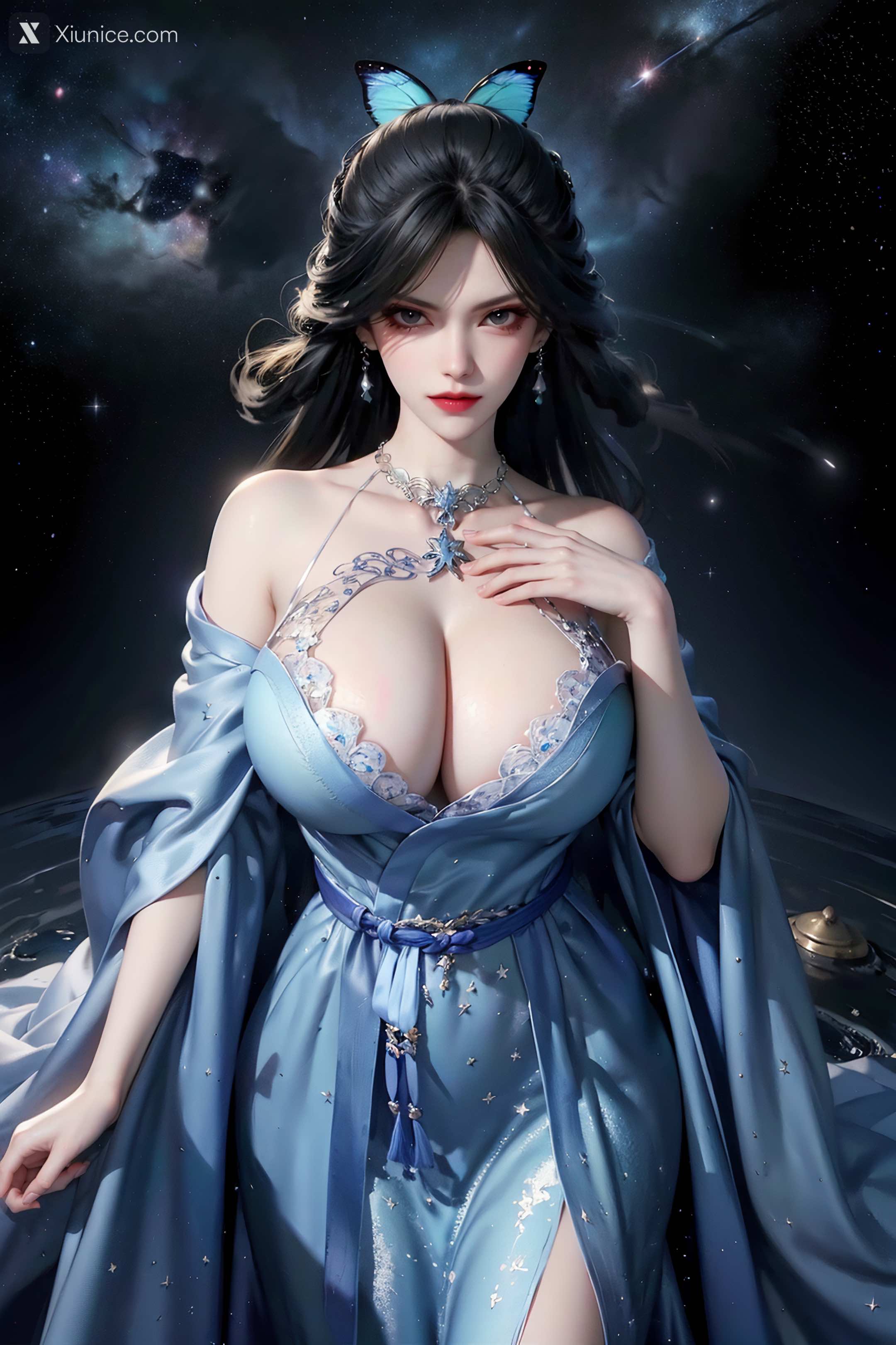AI Girl Xiunice.com 太一剑仙传 蓝雨蝶 蓝雨蝶 巨乳 16
