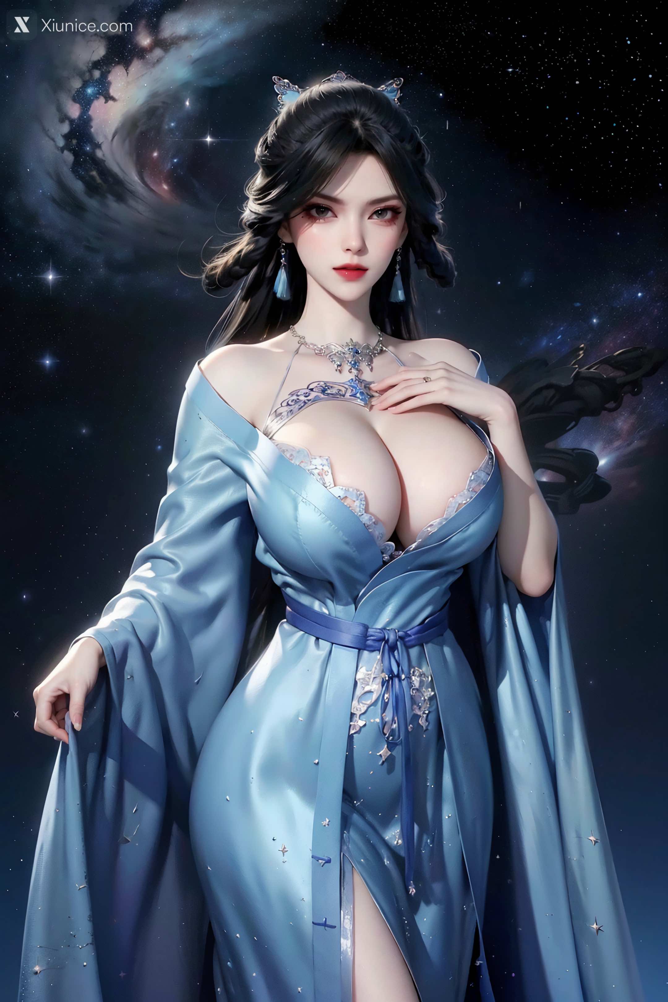 AI Girl Xiunice.com 太一剑仙传 蓝雨蝶 蓝雨蝶 巨乳 22