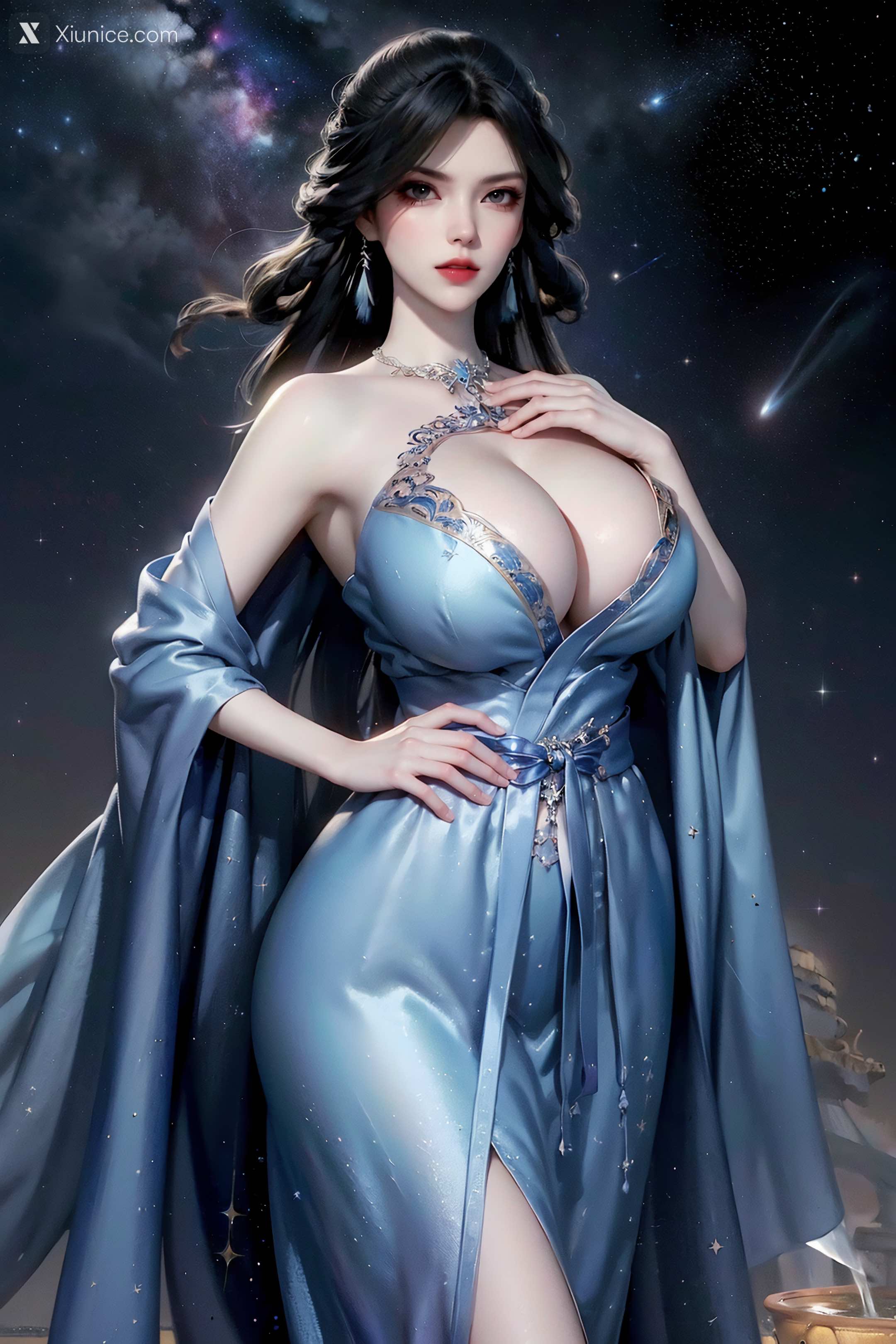 AI Girl Xiunice.com 太一剑仙传 蓝雨蝶 蓝雨蝶 巨乳 26