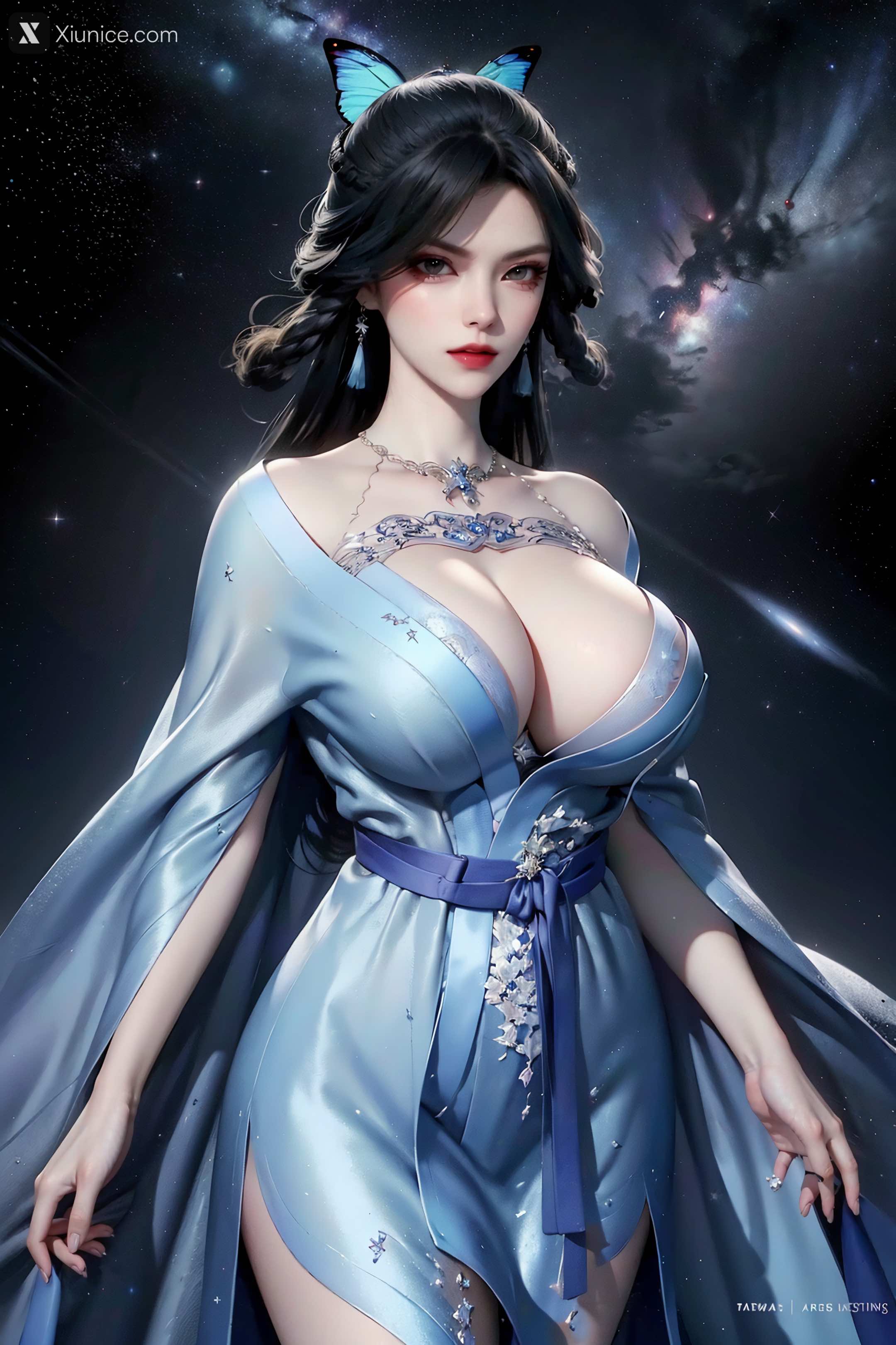 AI Girl Xiunice.com 太一剑仙传 蓝雨蝶 蓝雨蝶 巨乳 28