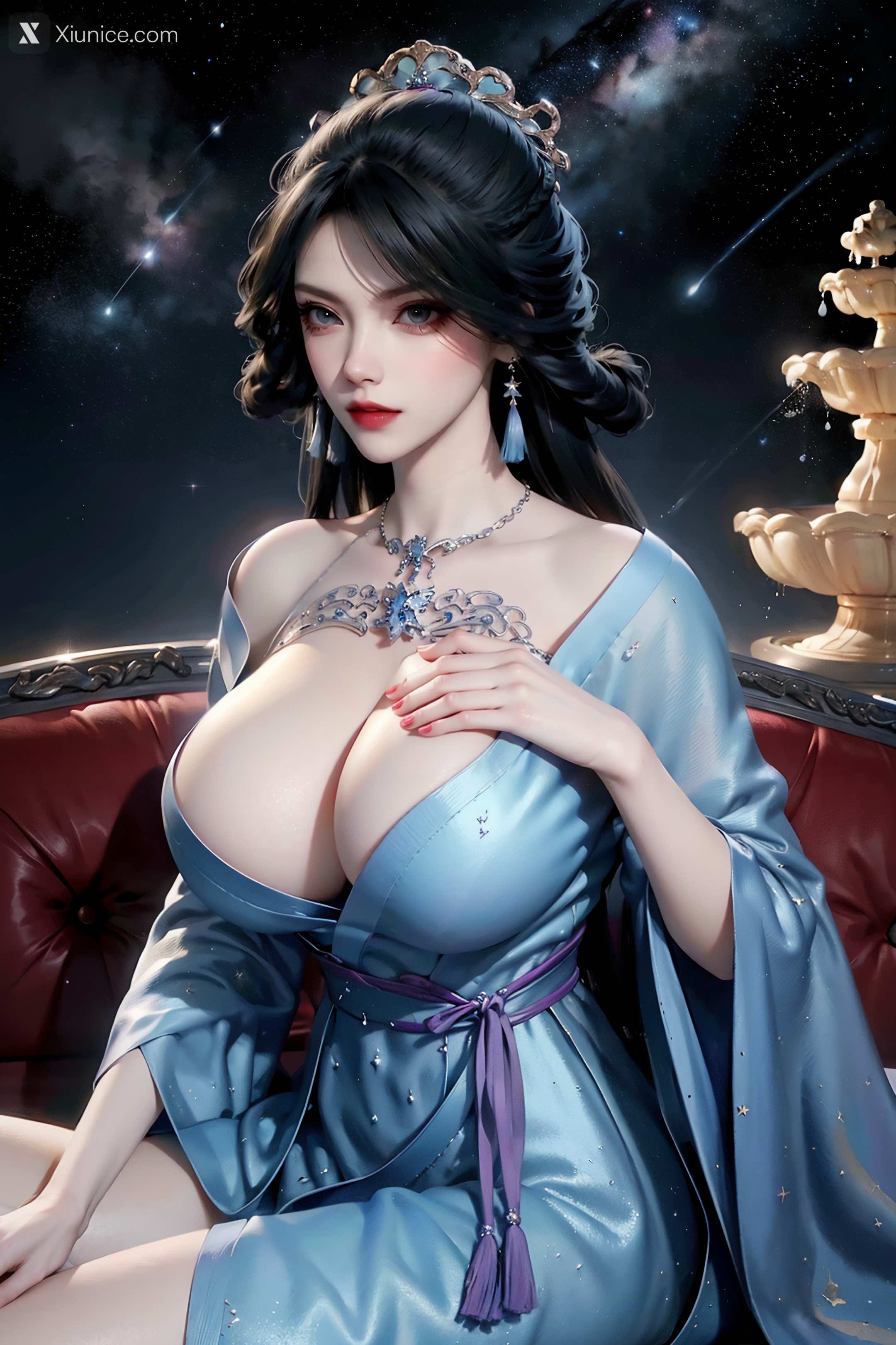 AI Girl Xiunice.com 太一剑仙传 蓝雨蝶 蓝雨蝶 巨乳 29