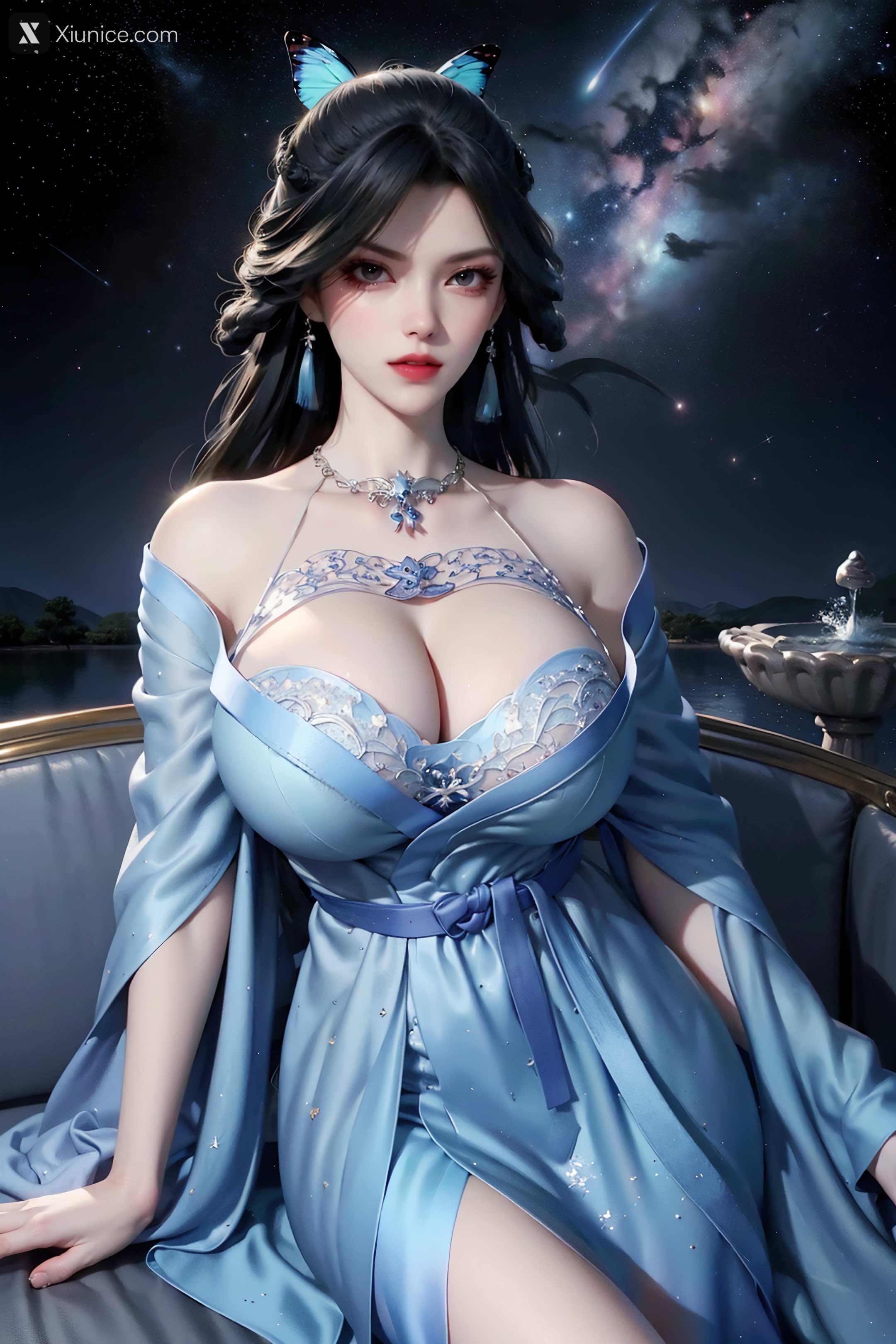 AI Girl Xiunice.com 太一剑仙传 蓝雨蝶 蓝雨蝶 巨乳 32