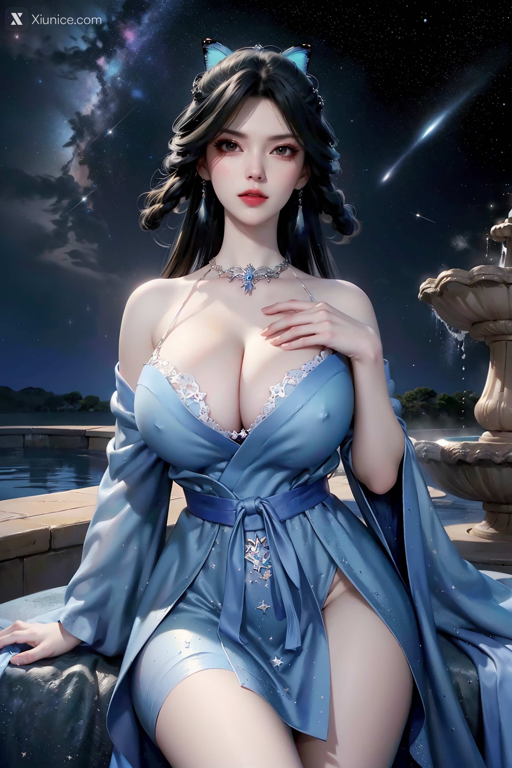 AI Girl Xiunice.com 太一剑仙传 蓝雨蝶 蓝雨蝶 巨乳 33