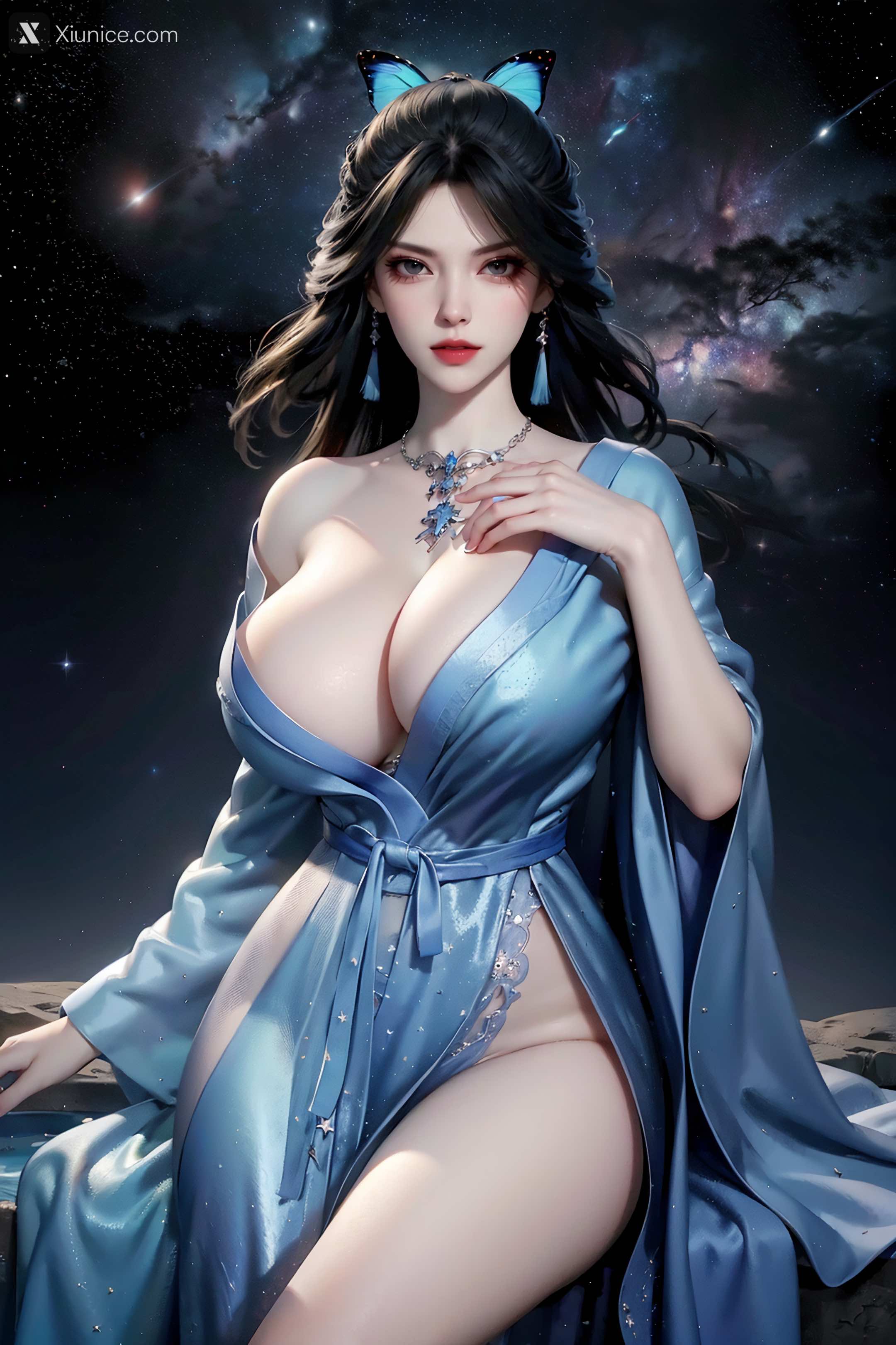 AI Girl Xiunice.com 太一剑仙传 蓝雨蝶 蓝雨蝶 巨乳 36