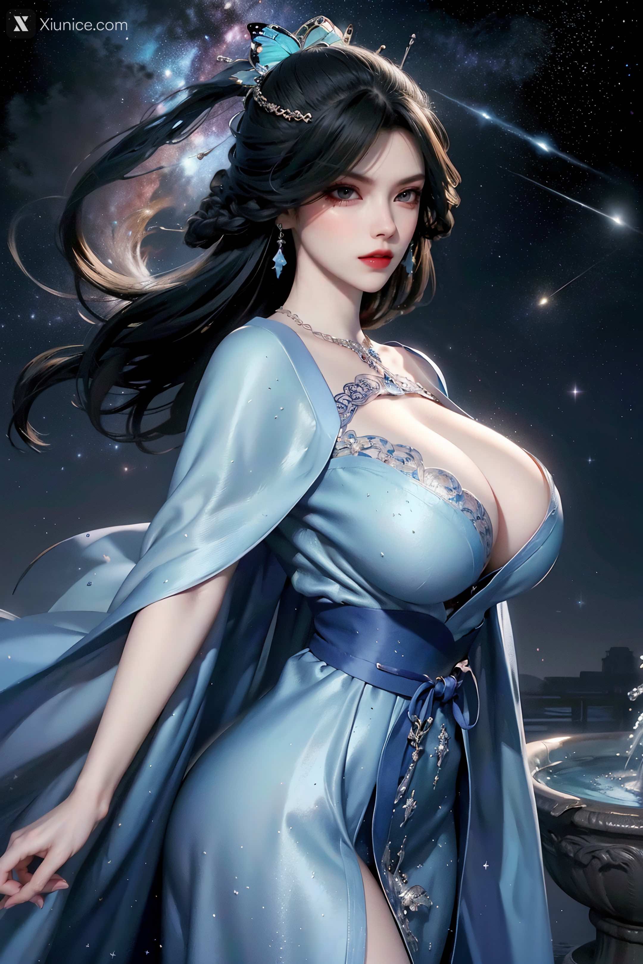 AI Girl Xiunice.com 太一剑仙传 蓝雨蝶 蓝雨蝶 巨乳 9