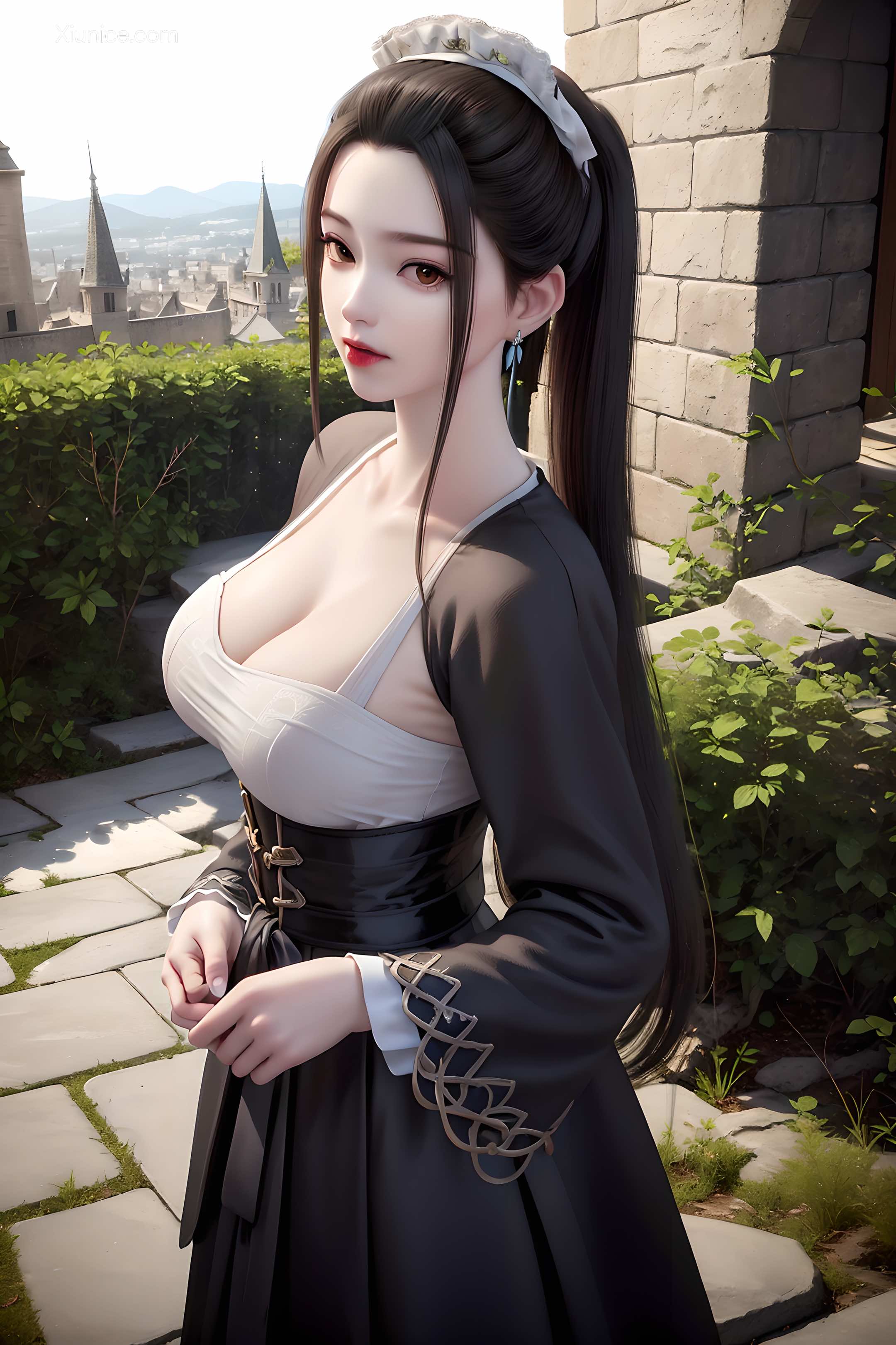 AI Girl Xiunice.com 妖神记 龙羽音 应月茹 应月茹3 户外 15