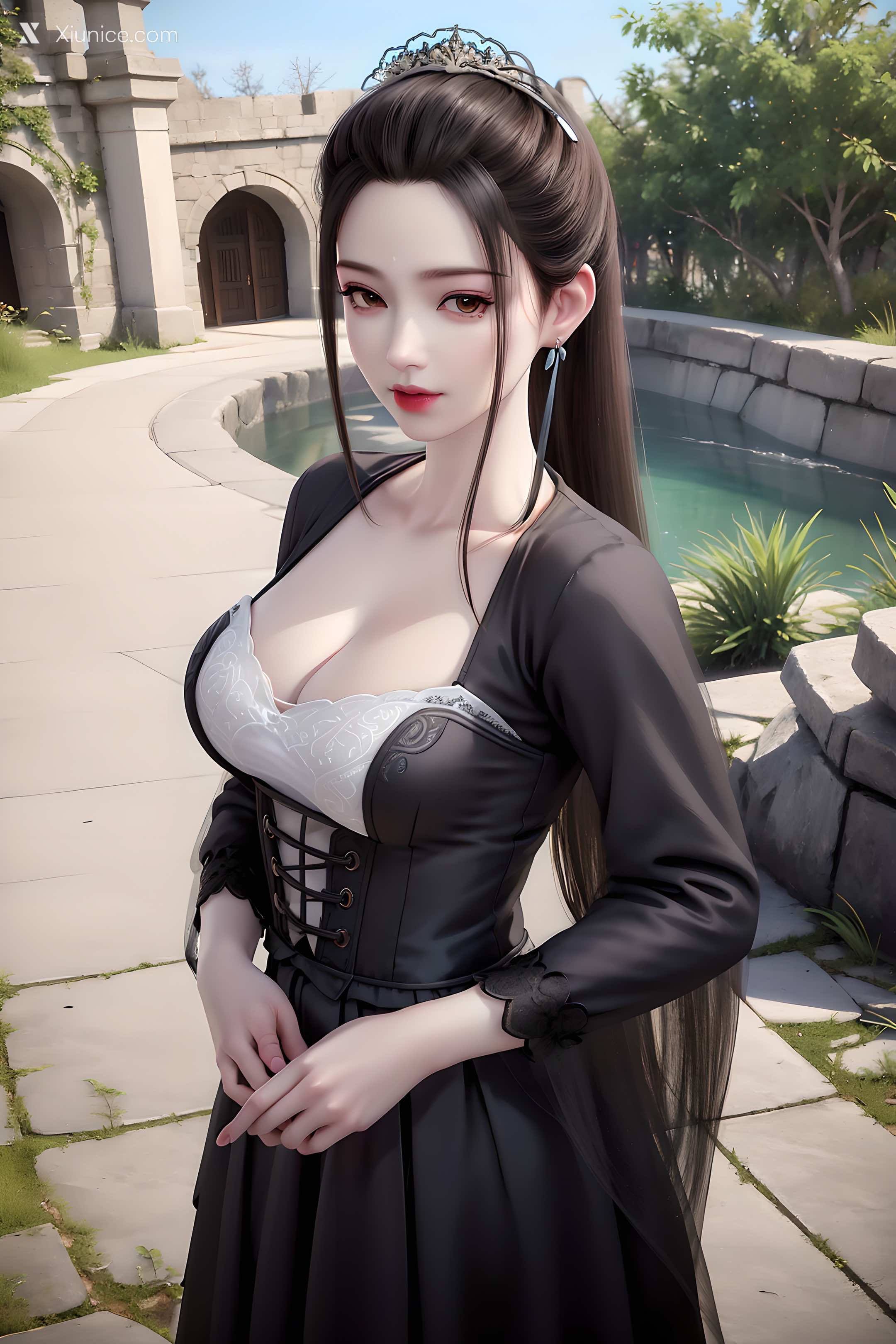 AI Girl Xiunice.com 妖神记 龙羽音 应月茹 应月茹3 户外 17