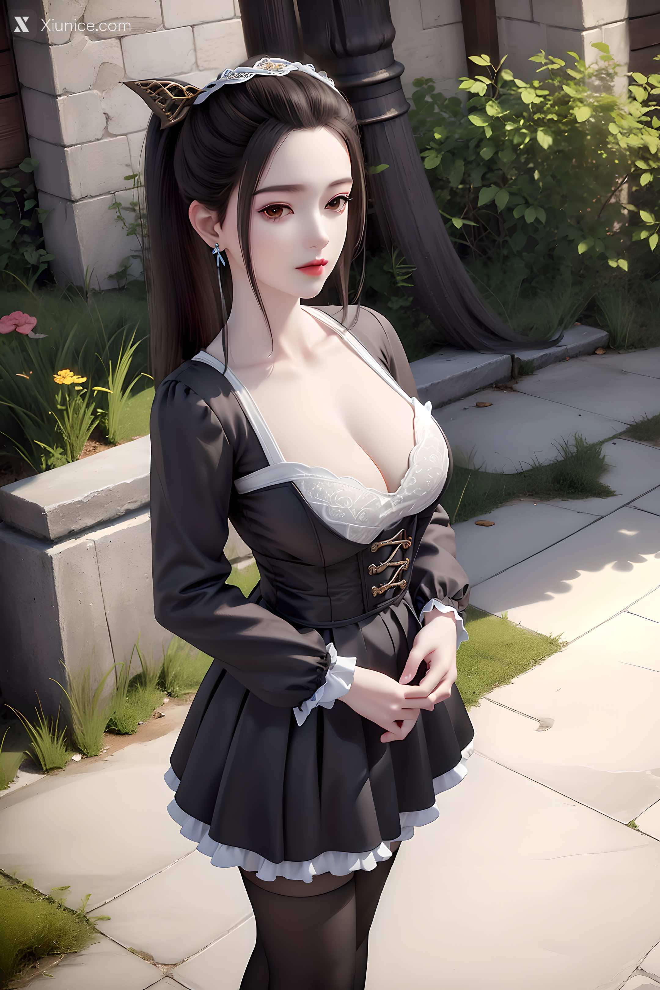 AI Girl Xiunice.com 妖神记 龙羽音 应月茹 应月茹3 户外 21