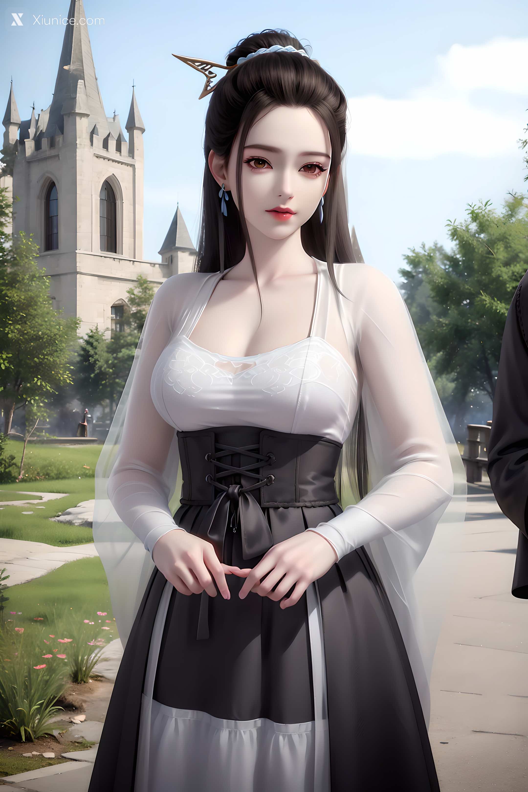 AI Girl Xiunice.com 妖神记 龙羽音 应月茹 应月茹3 户外 24