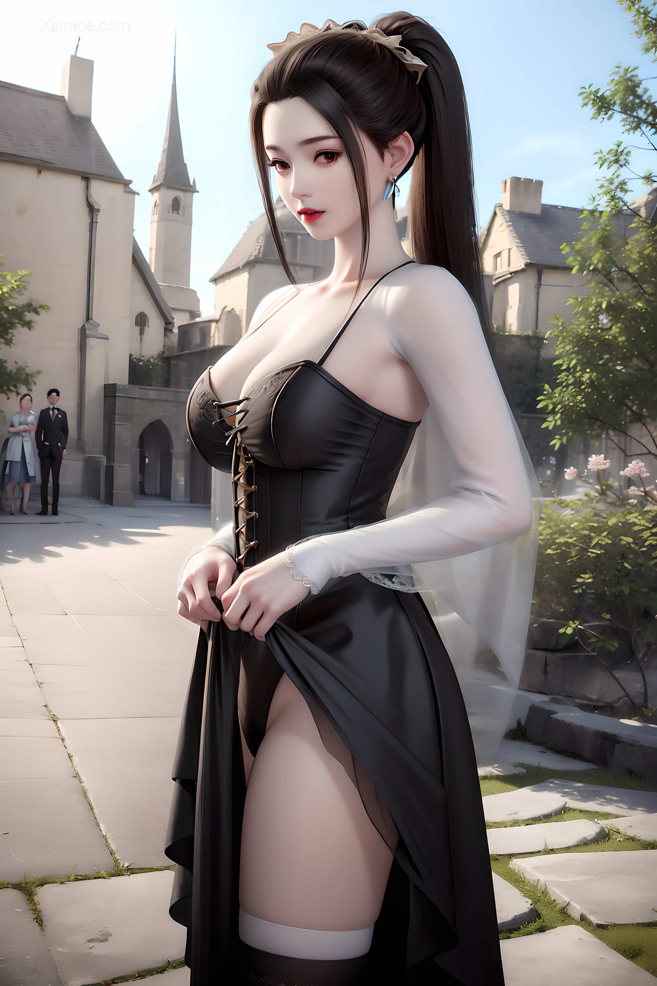 AI Girl Xiunice.com 妖神记 龙羽音 应月茹 应月茹3 户外 26