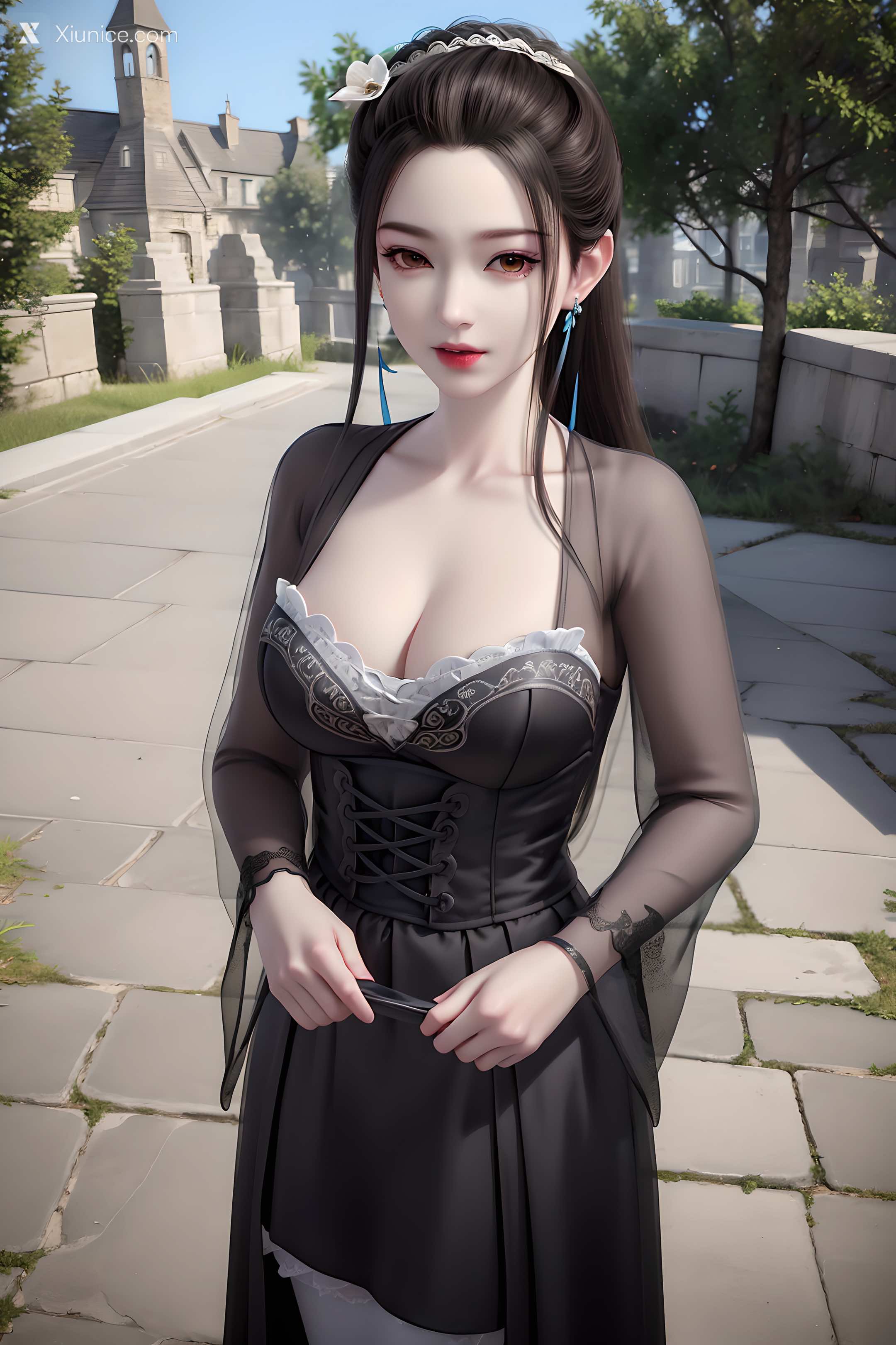AI Girl Xiunice.com 妖神记 龙羽音 应月茹 应月茹3 户外 27
