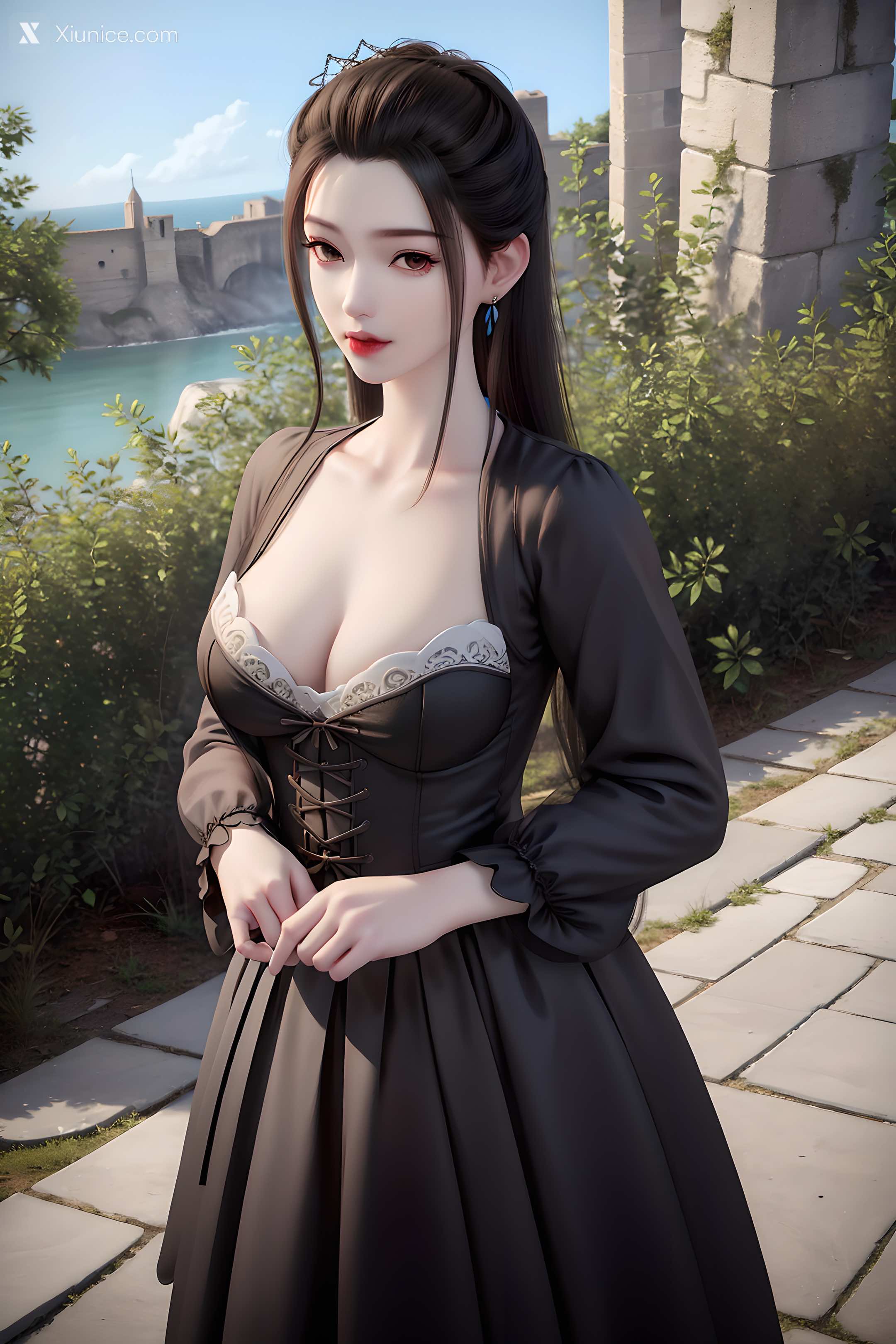 AI Girl Xiunice.com 妖神记 龙羽音 应月茹 应月茹3 户外 28