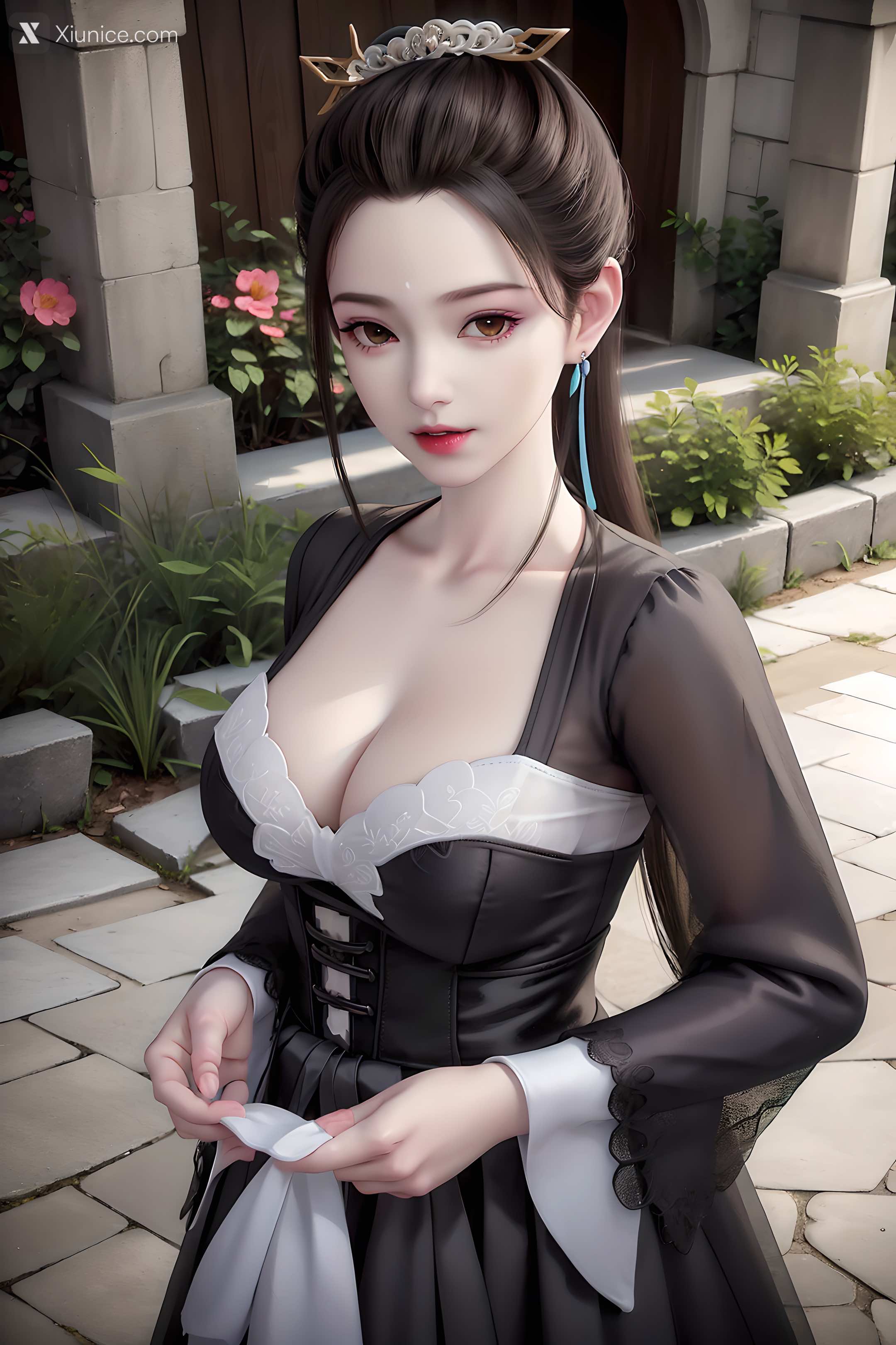 AI Girl Xiunice.com 妖神记 龙羽音 应月茹 应月茹3 户外 29