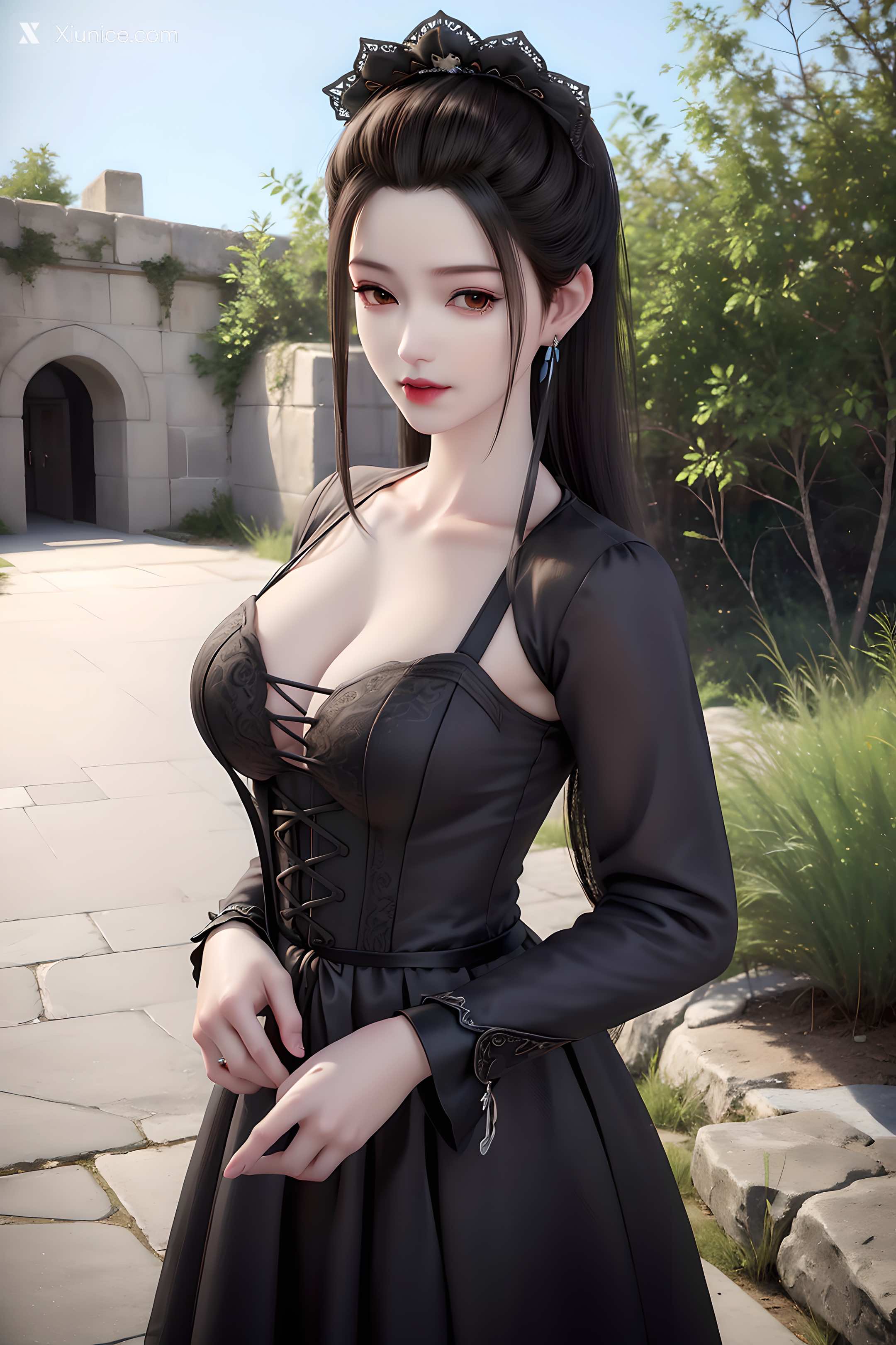 AI Girl Xiunice.com 妖神记 龙羽音 应月茹 应月茹3 户外 30