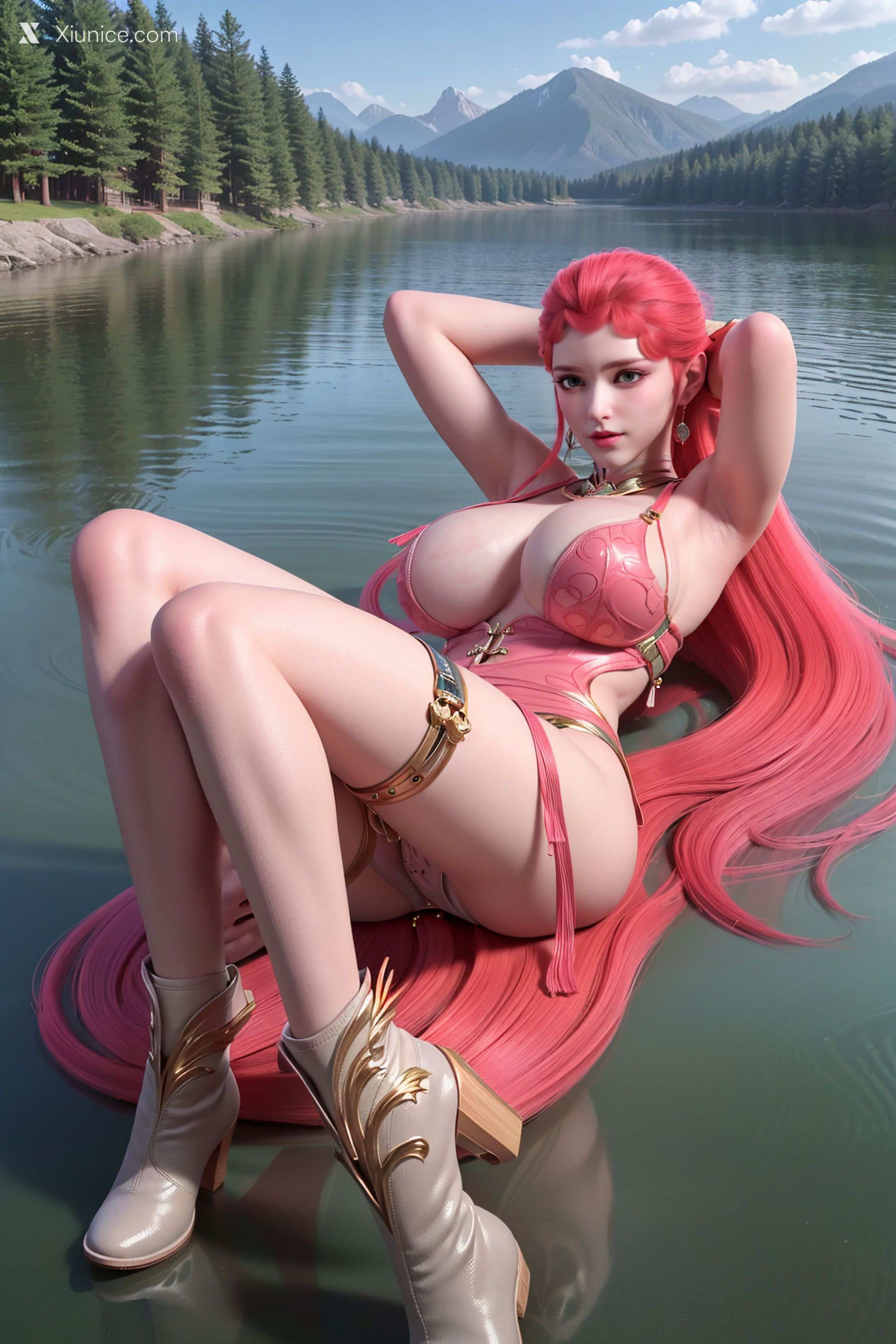 AI Girl Xiunice.com 妖神记 龙羽音 应月茹 龙羽音1 性感 15