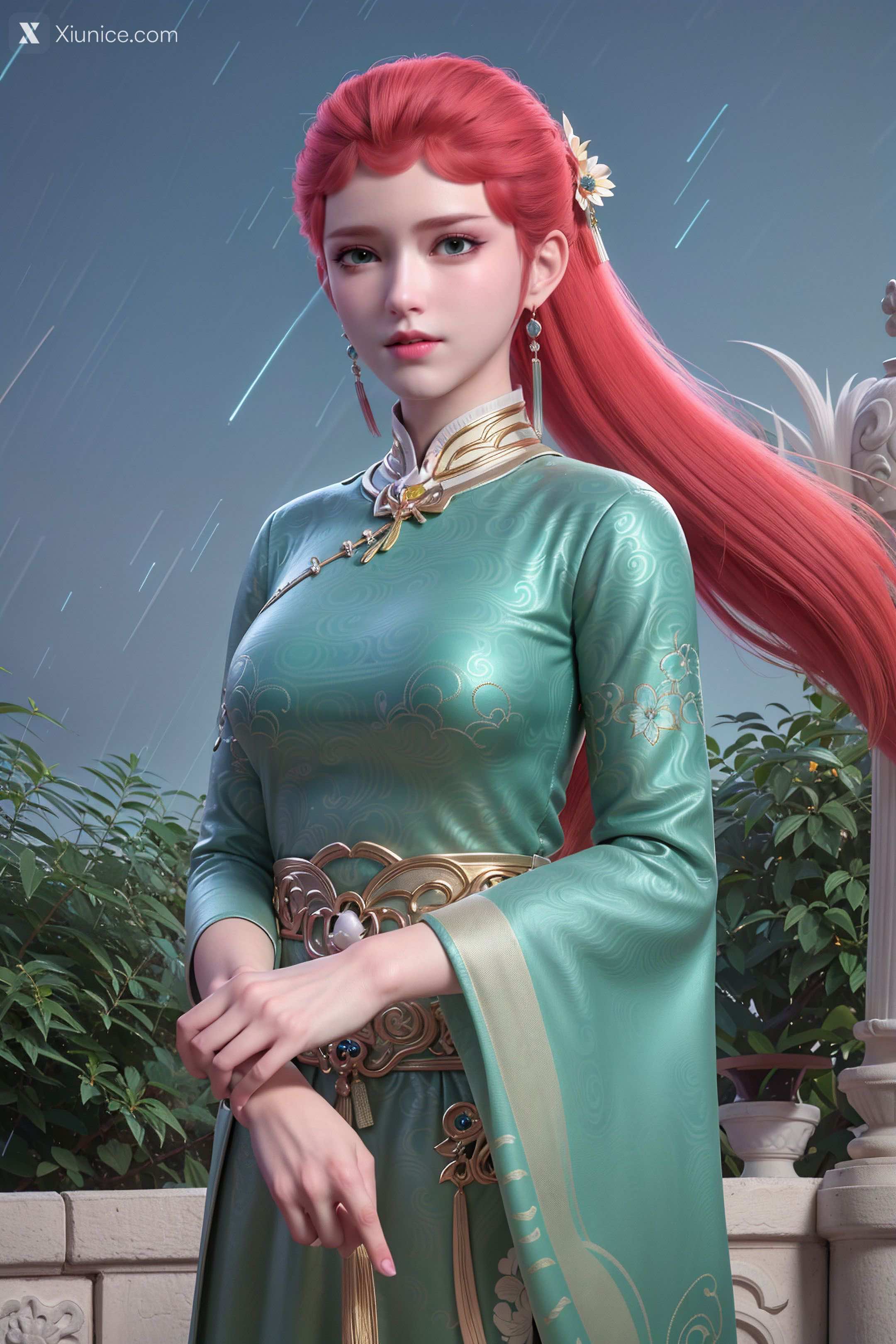 AI Girl Xiunice.com 妖神记 龙羽音 应月茹 龙羽音2 原装 1