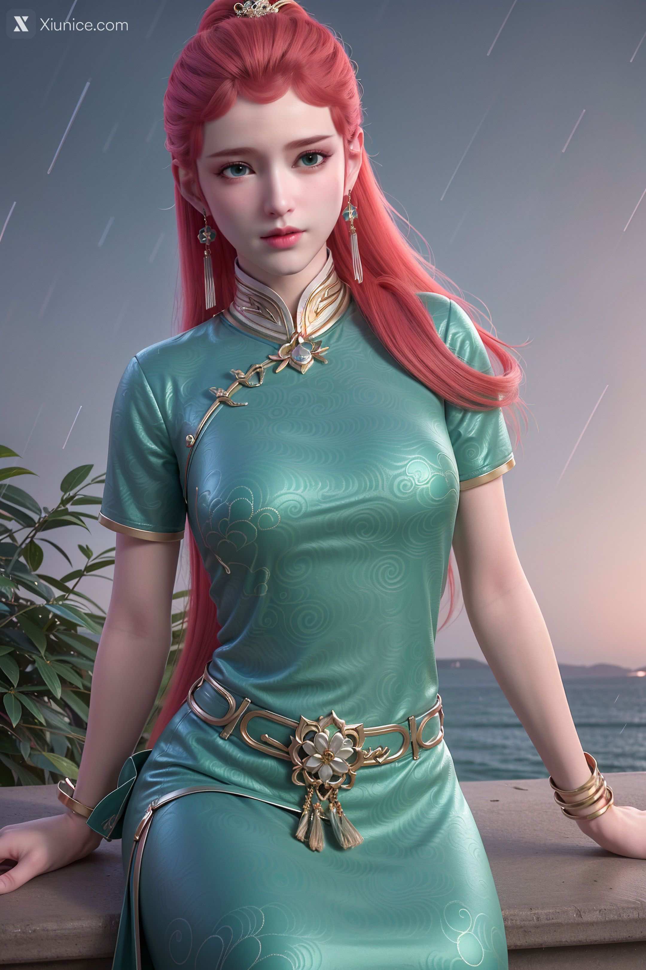 AI Girl Xiunice.com 妖神记 龙羽音 应月茹 龙羽音2 原装 10