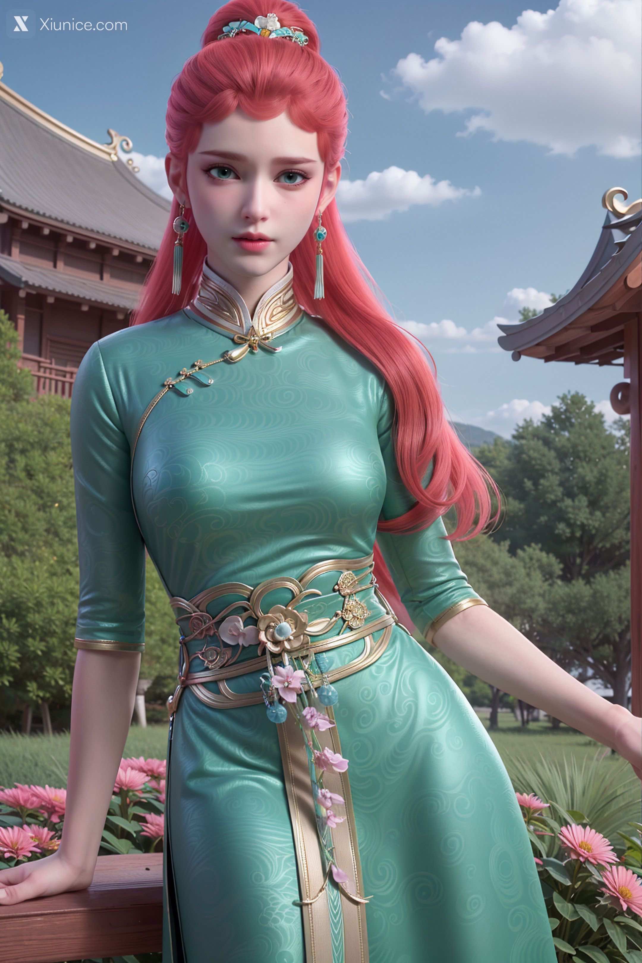 AI Girl Xiunice.com 妖神记 龙羽音 应月茹 龙羽音2 原装 11