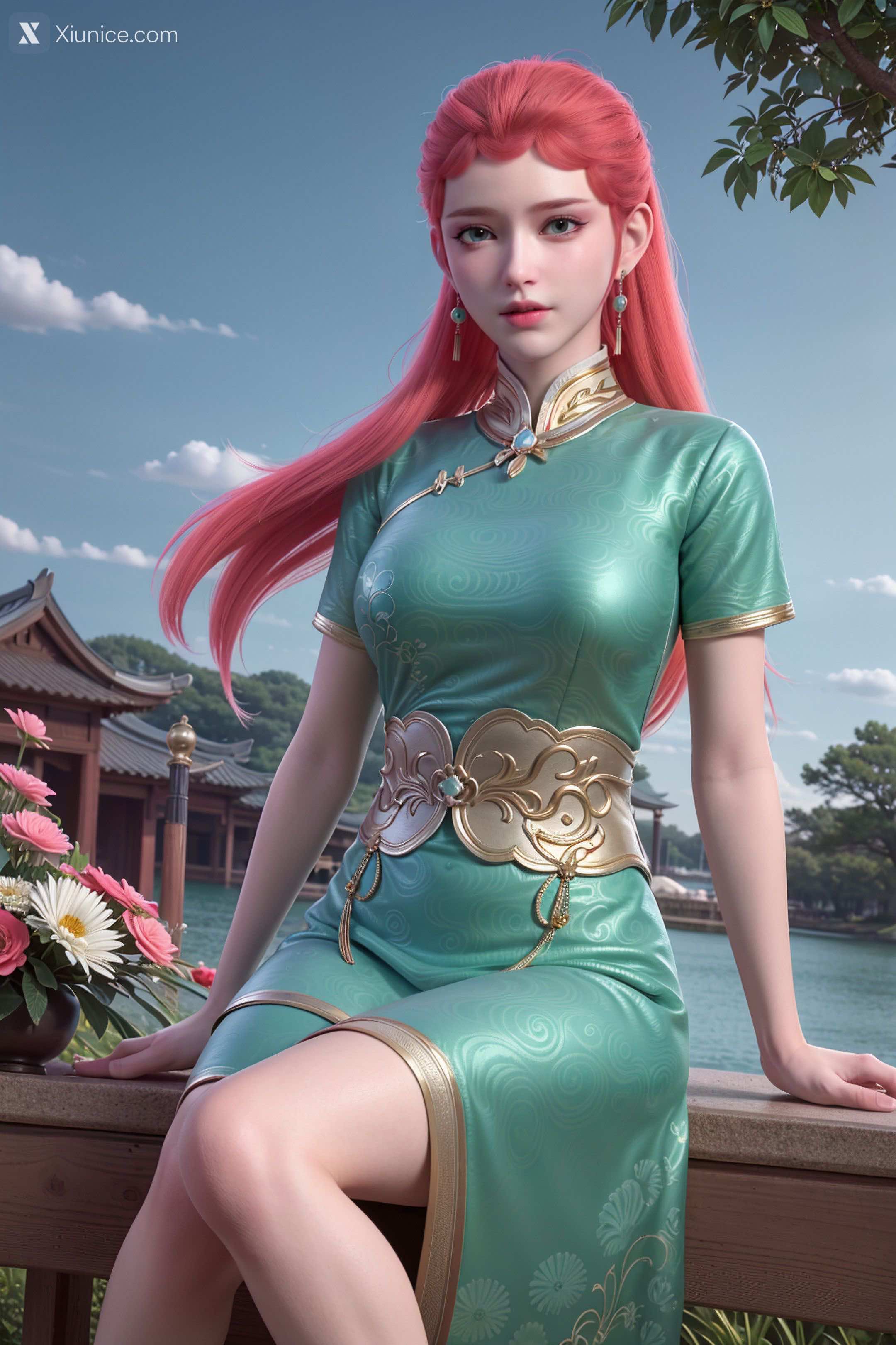 AI Girl Xiunice.com 妖神记 龙羽音 应月茹 龙羽音2 原装 12