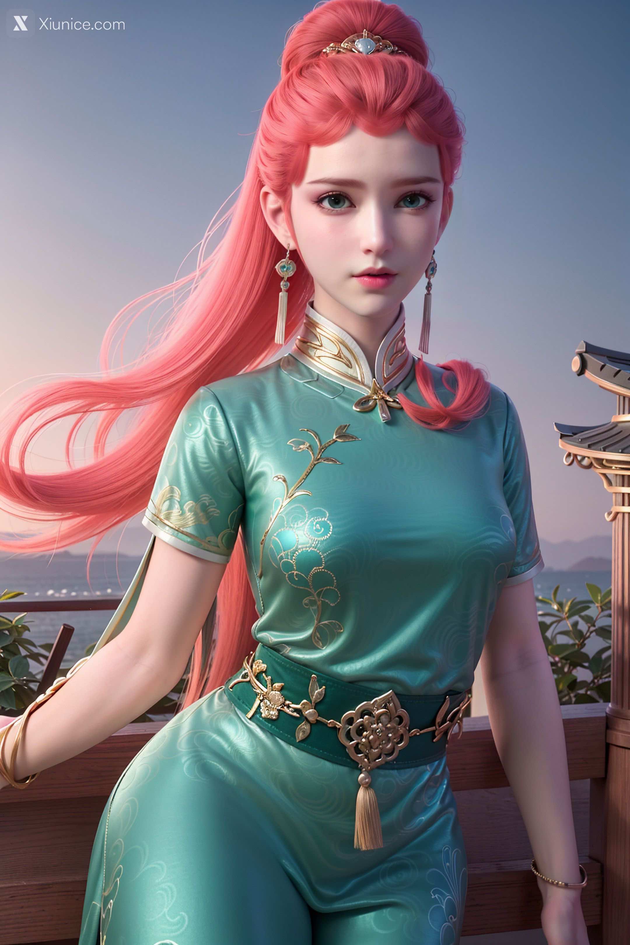 AI Girl Xiunice.com 妖神记 龙羽音 应月茹 龙羽音2 原装 13