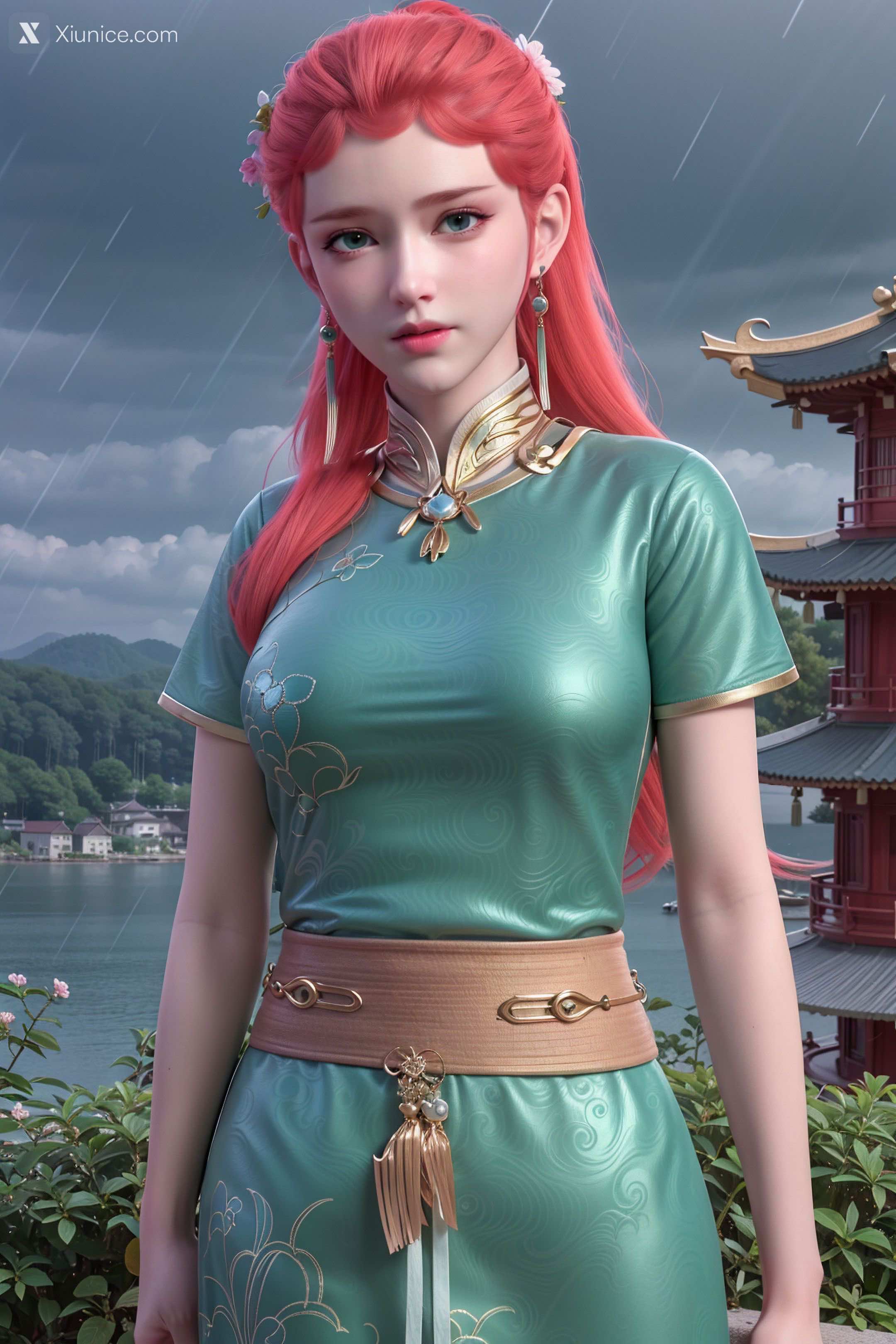 AI Girl Xiunice.com 妖神记 龙羽音 应月茹 龙羽音2 原装 14