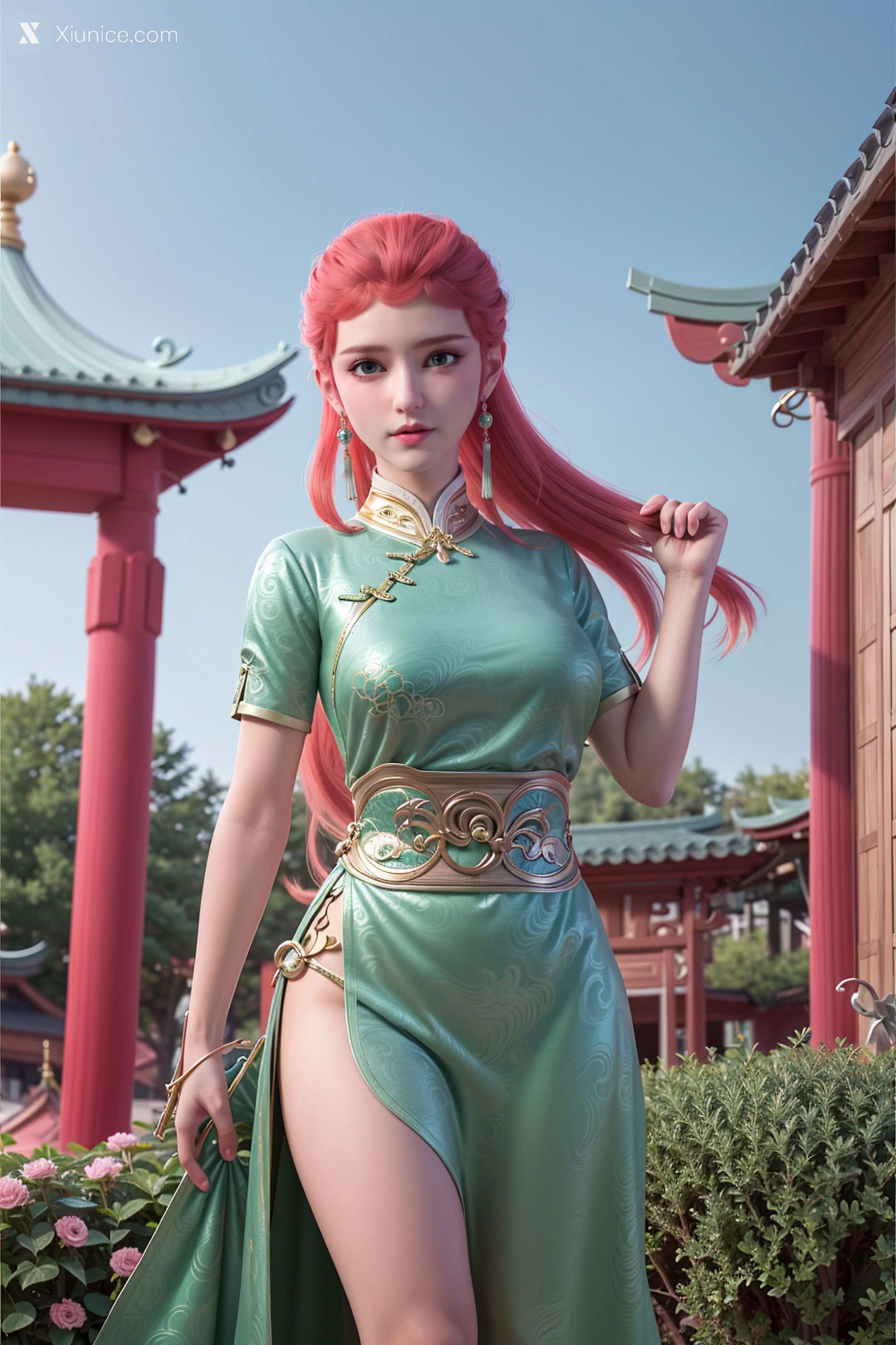 AI Girl Xiunice.com 妖神记 龙羽音 应月茹 龙羽音2 原装 17