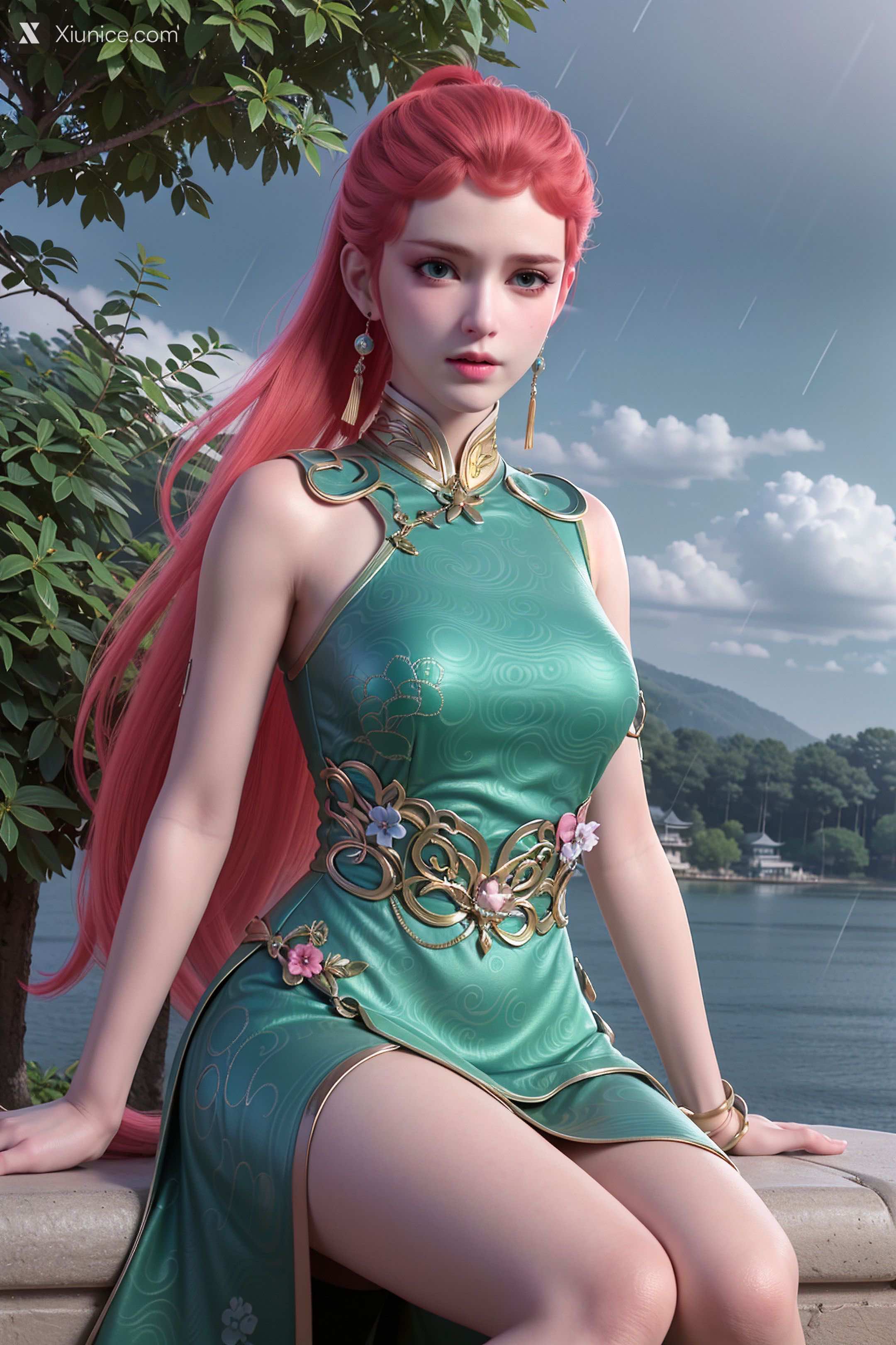 AI Girl Xiunice.com 妖神记 龙羽音 应月茹 龙羽音2 原装 18