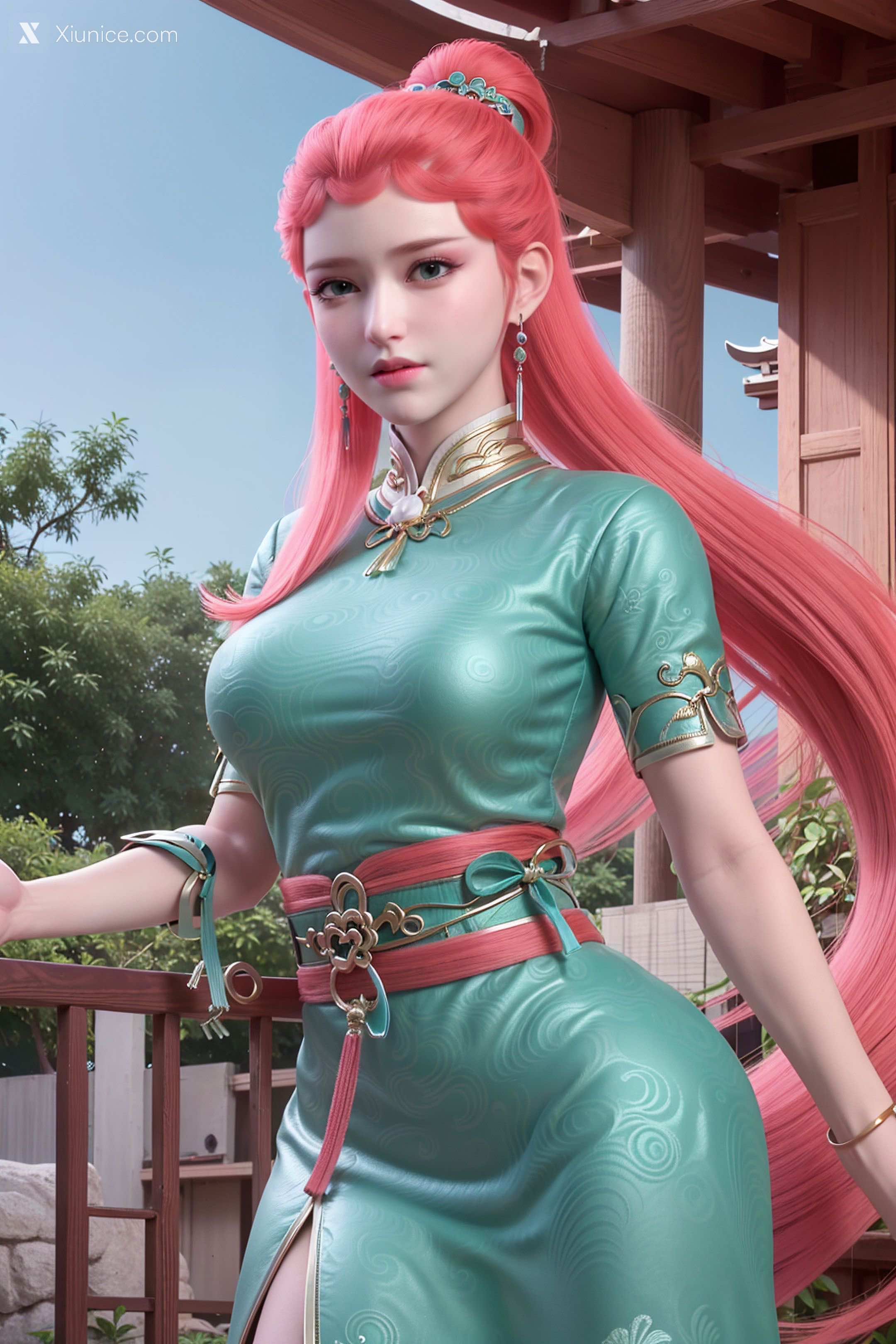 AI Girl Xiunice.com 妖神记 龙羽音 应月茹 龙羽音2 原装 19