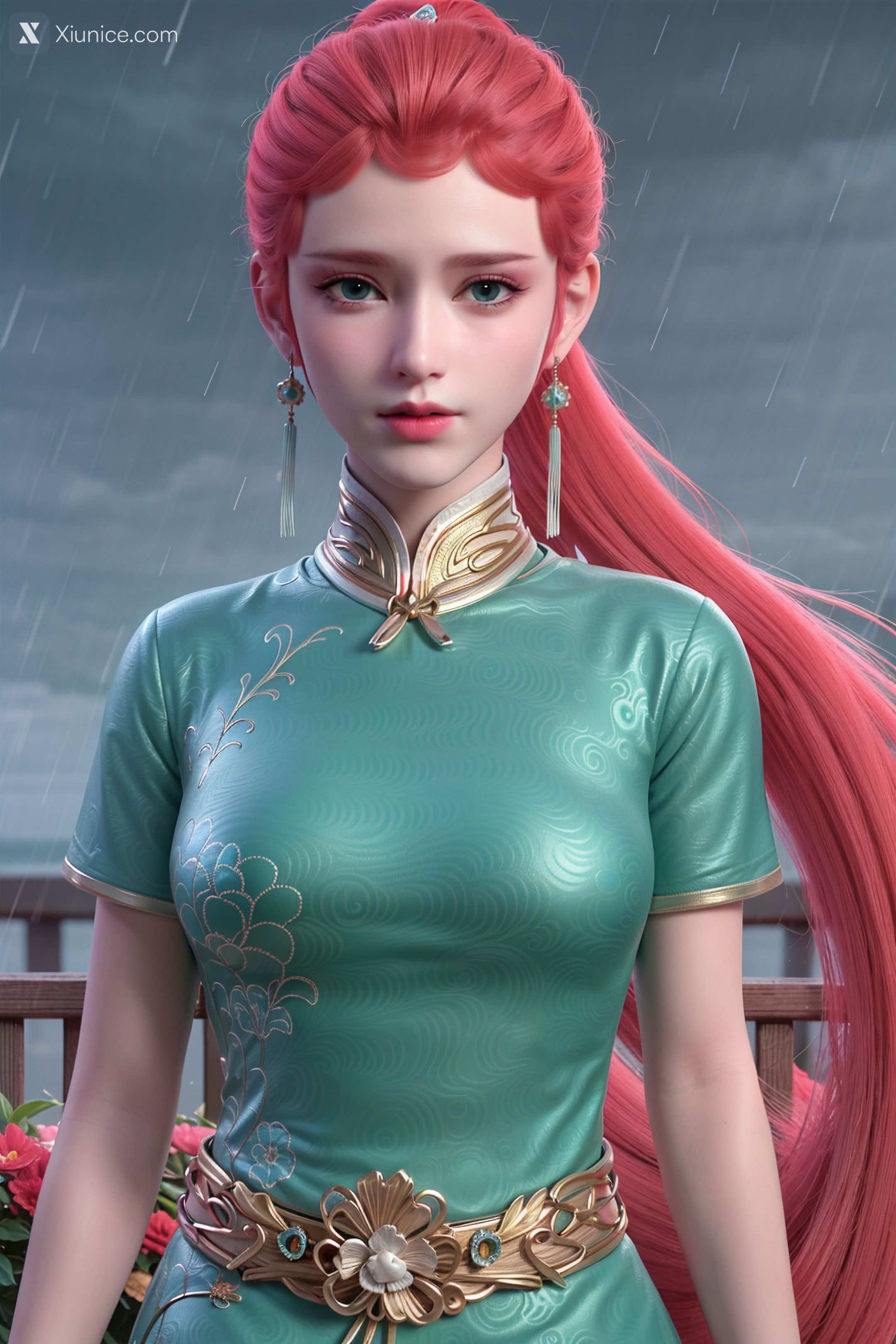 AI Girl Xiunice.com 妖神记 龙羽音 应月茹 龙羽音2 原装 2