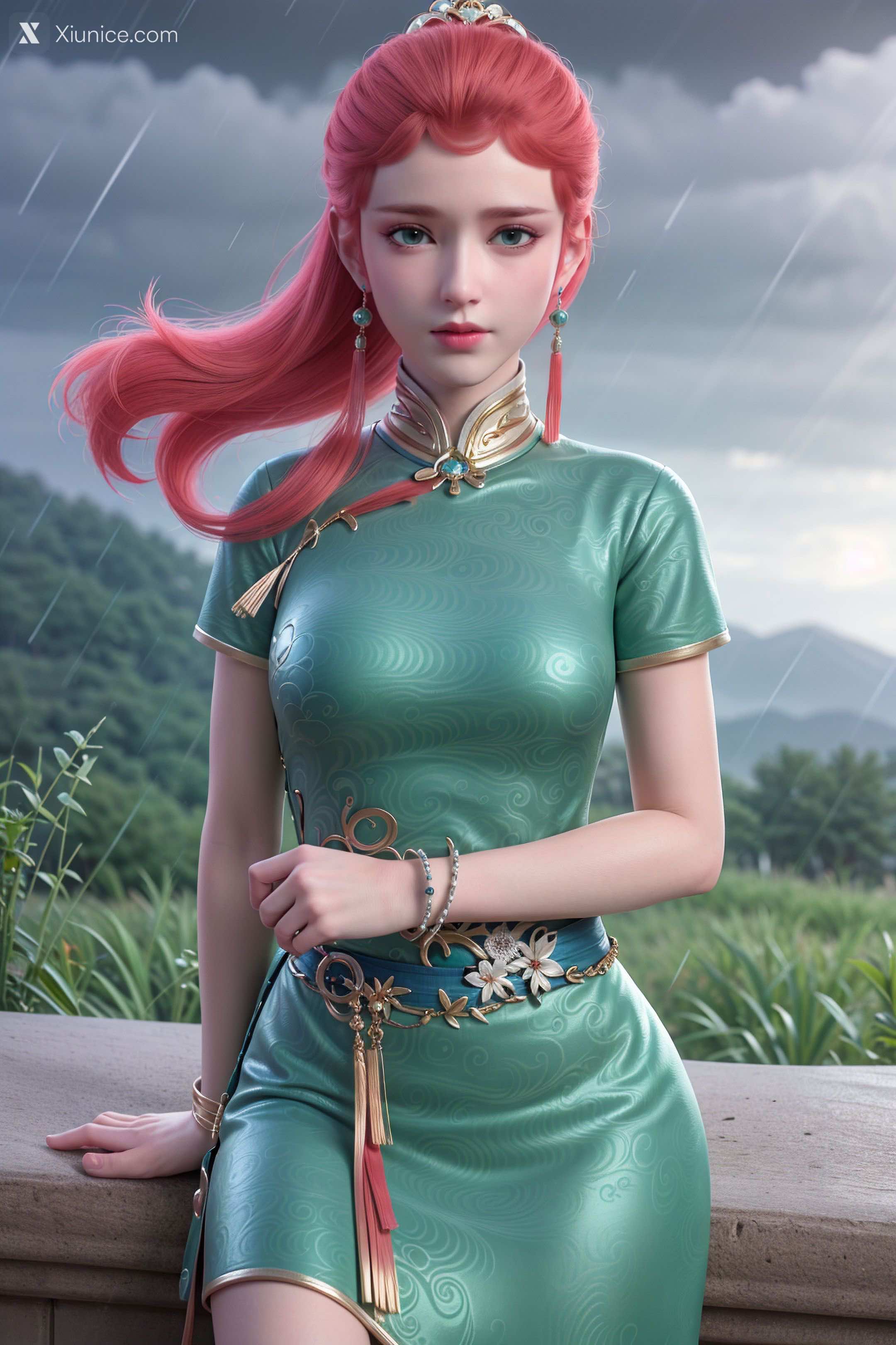 AI Girl Xiunice.com 妖神记 龙羽音 应月茹 龙羽音2 原装 20