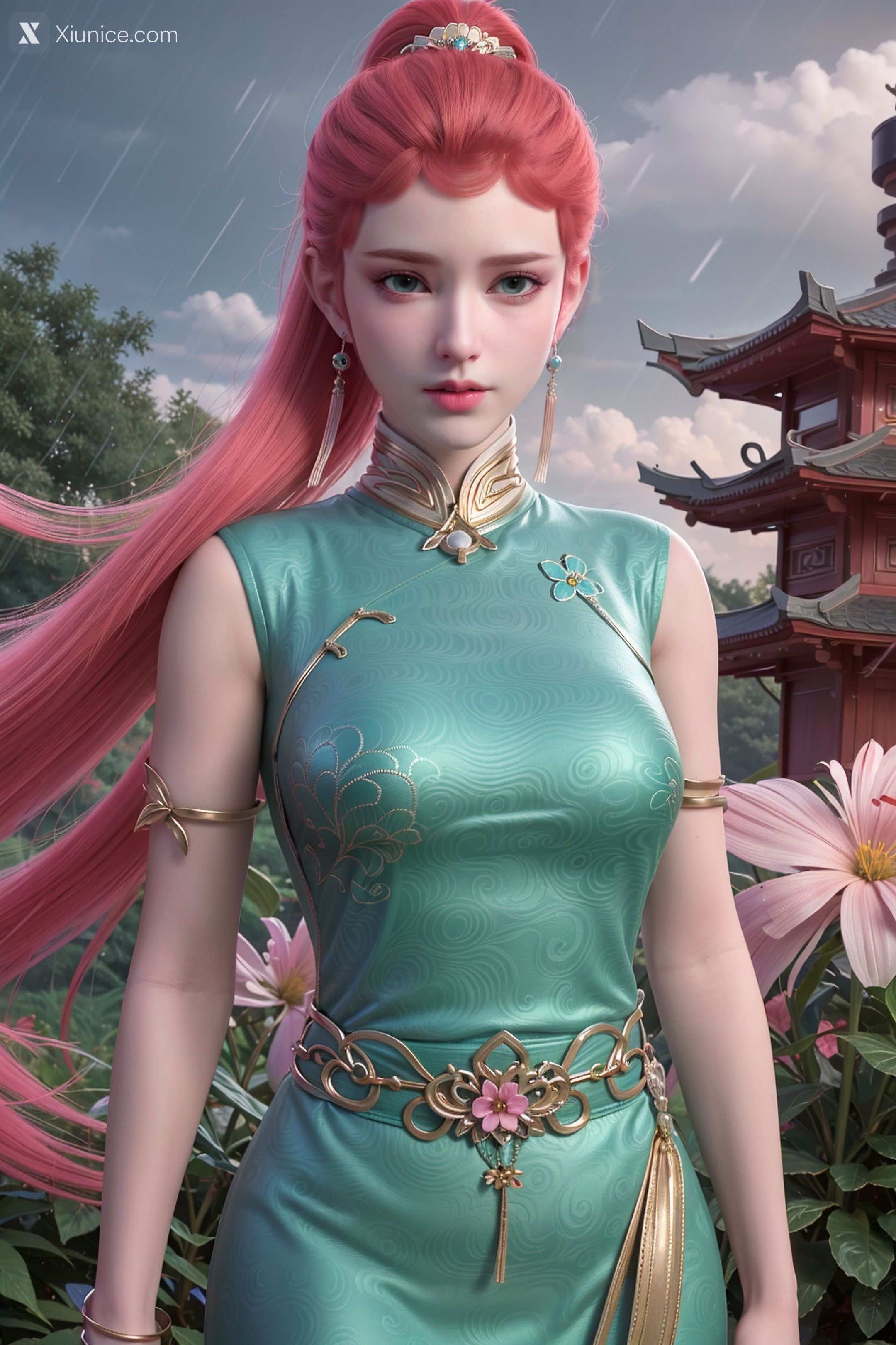 AI Girl Xiunice.com 妖神记 龙羽音 应月茹 龙羽音2 原装 4