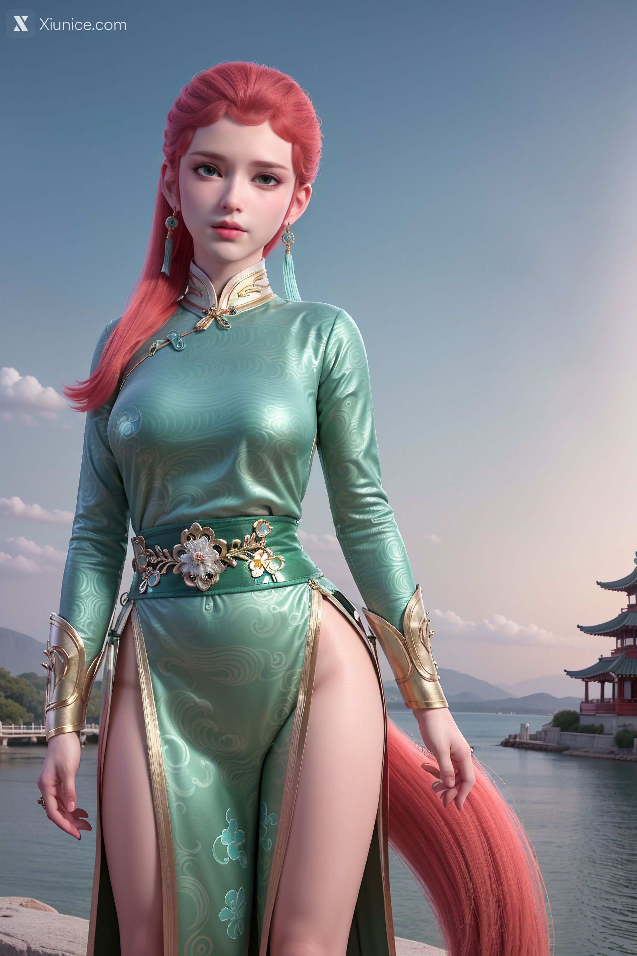 AI Girl Xiunice.com 妖神记 龙羽音 应月茹 龙羽音2 原装 5