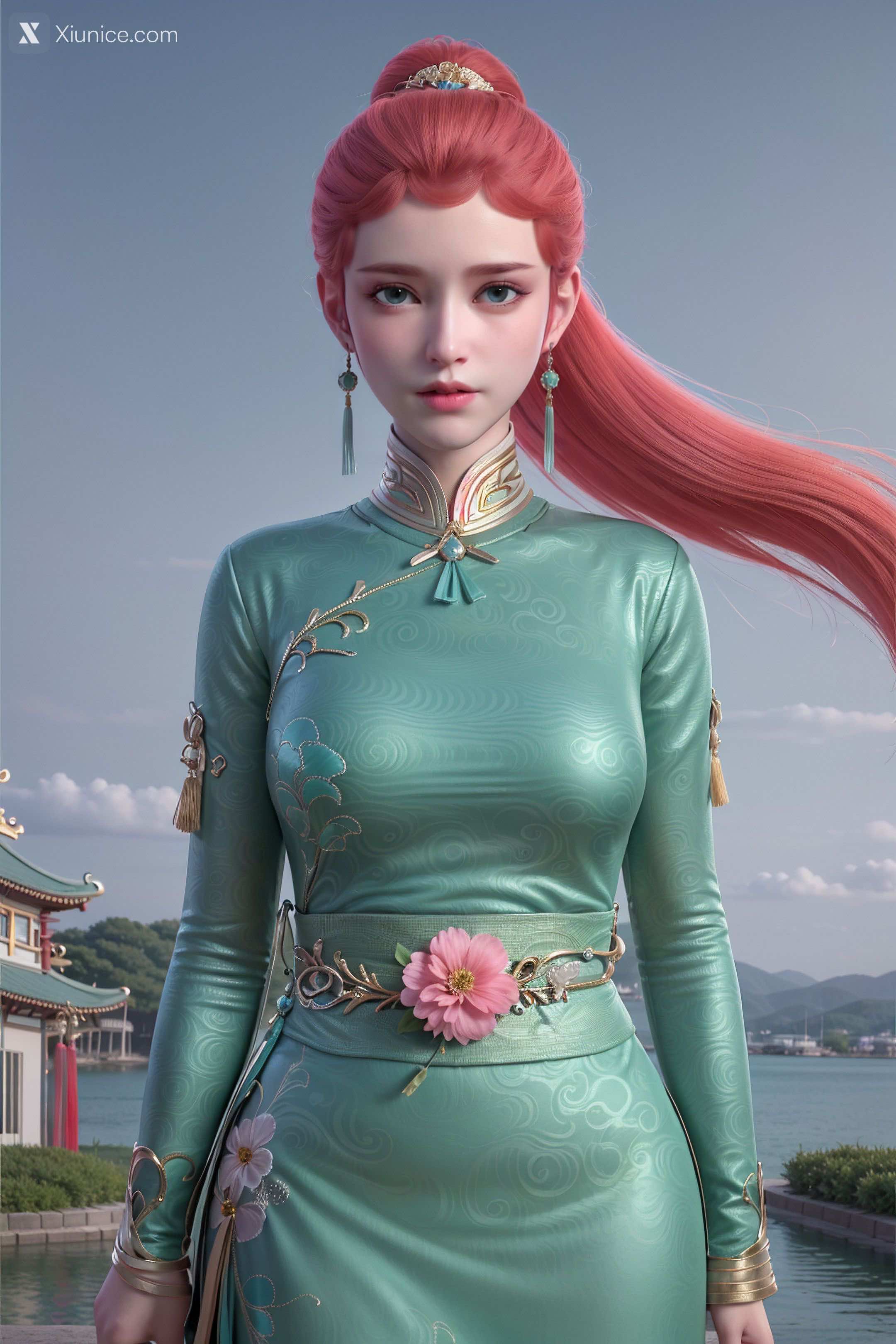AI Girl Xiunice.com 妖神记 龙羽音 应月茹 龙羽音2 原装 6