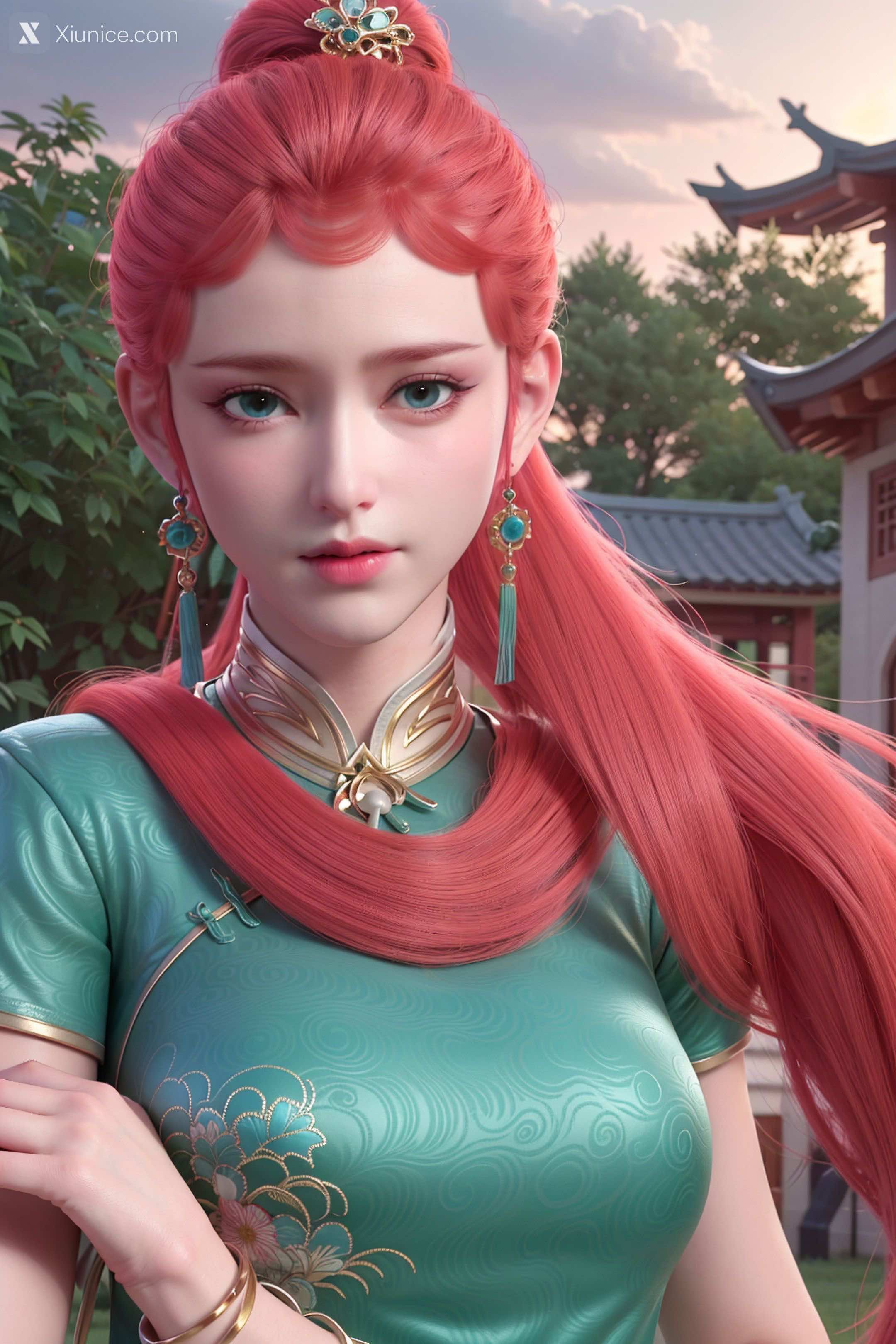 AI Girl Xiunice.com 妖神记 龙羽音 应月茹 龙羽音2 原装 7