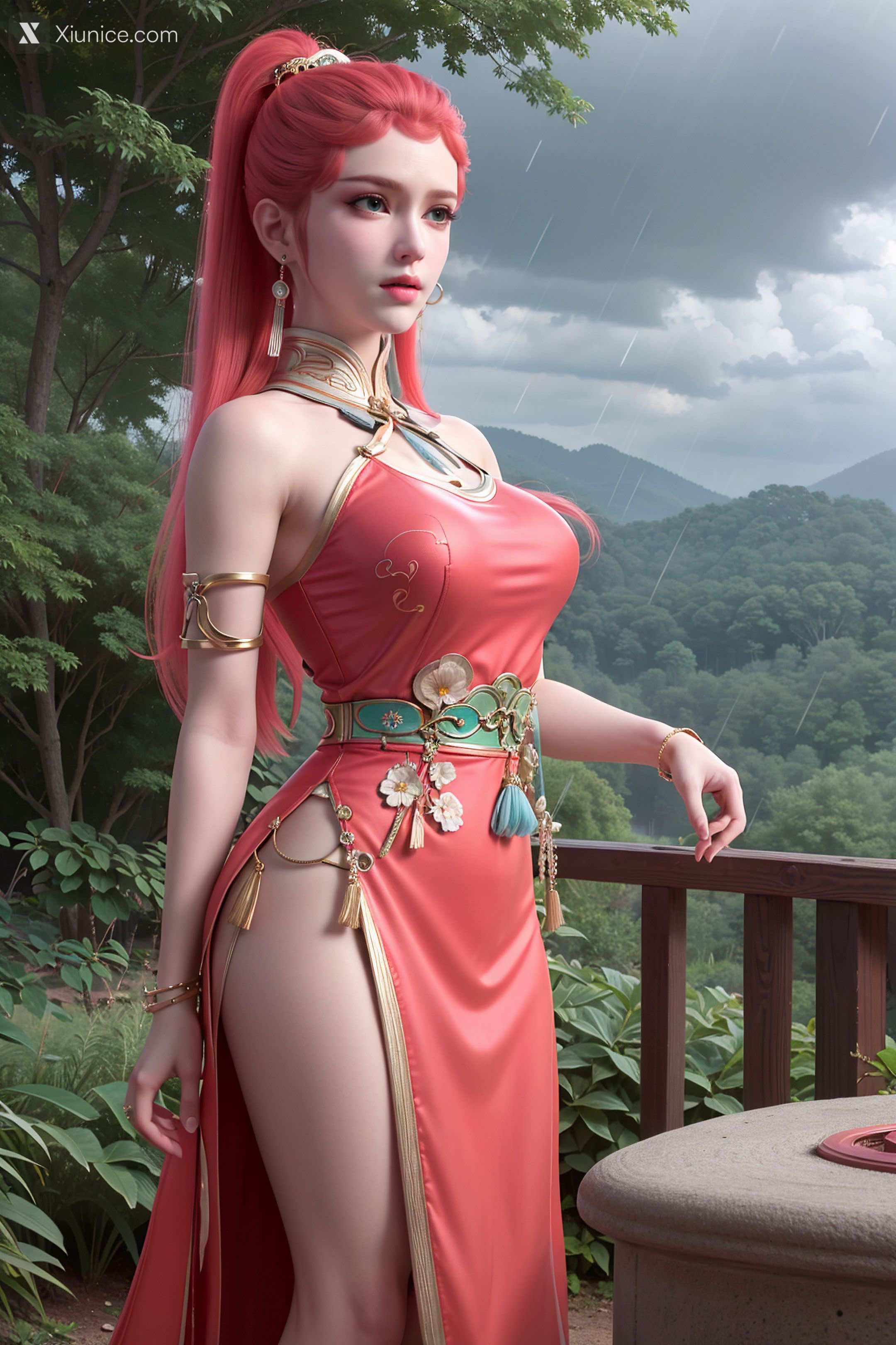 AI Girl Xiunice.com 妖神记 龙羽音 应月茹 龙羽音2 原装 8