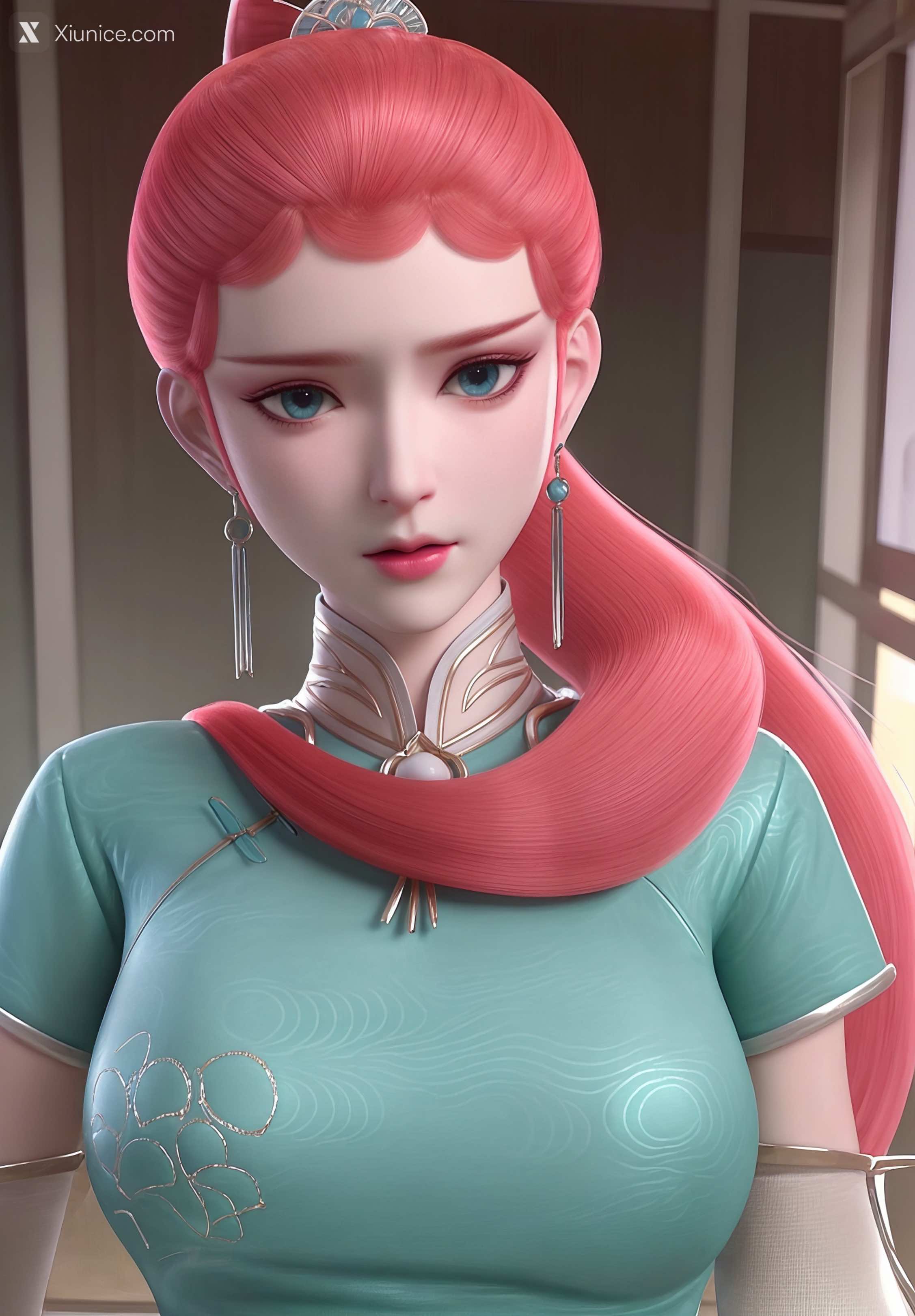 AI Girl Xiunice.com 妖神记 龙羽音 应月茹 龙羽音3 捆绑 13