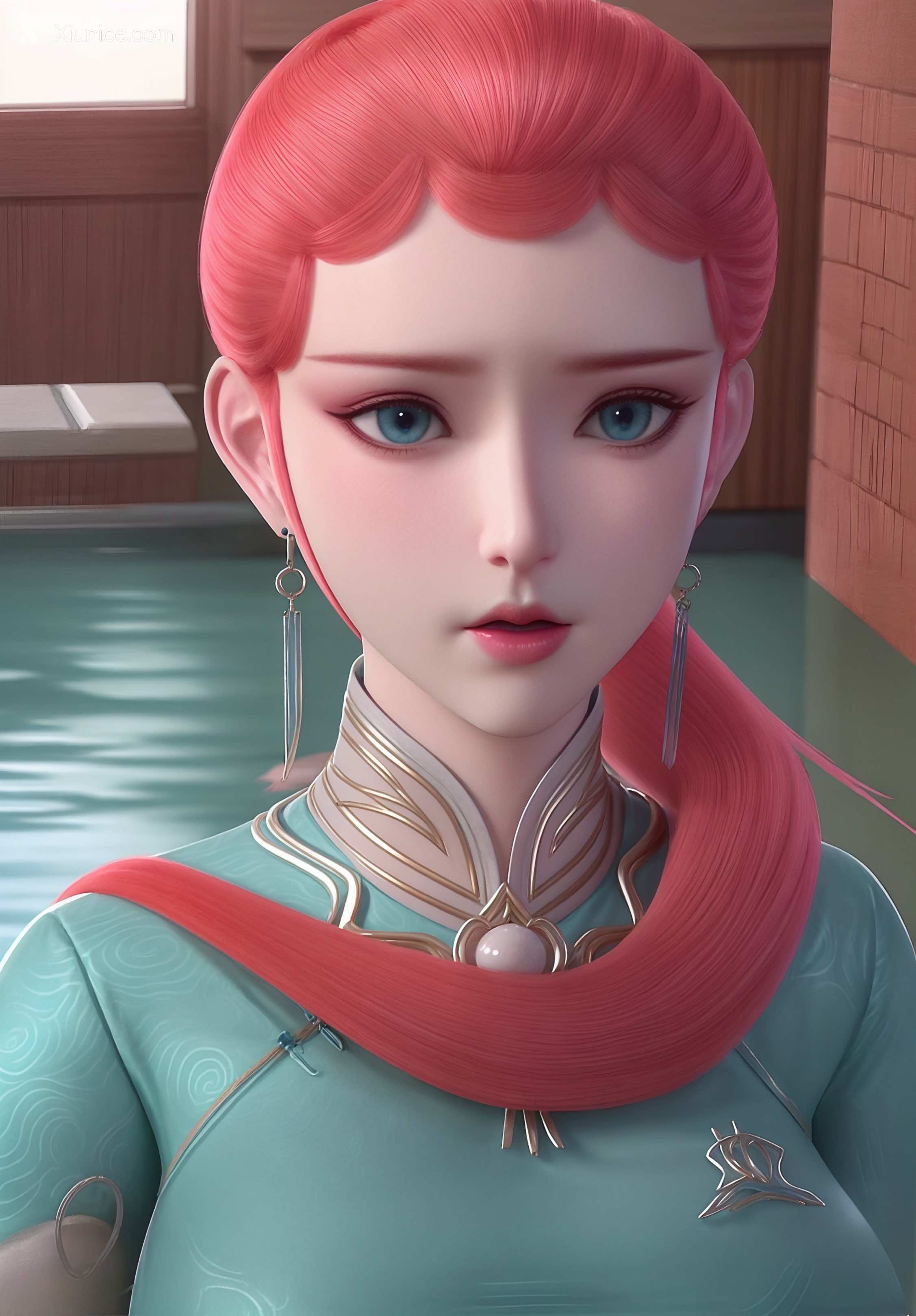 AI Girl Xiunice.com 妖神记 龙羽音 应月茹 龙羽音3 捆绑 20