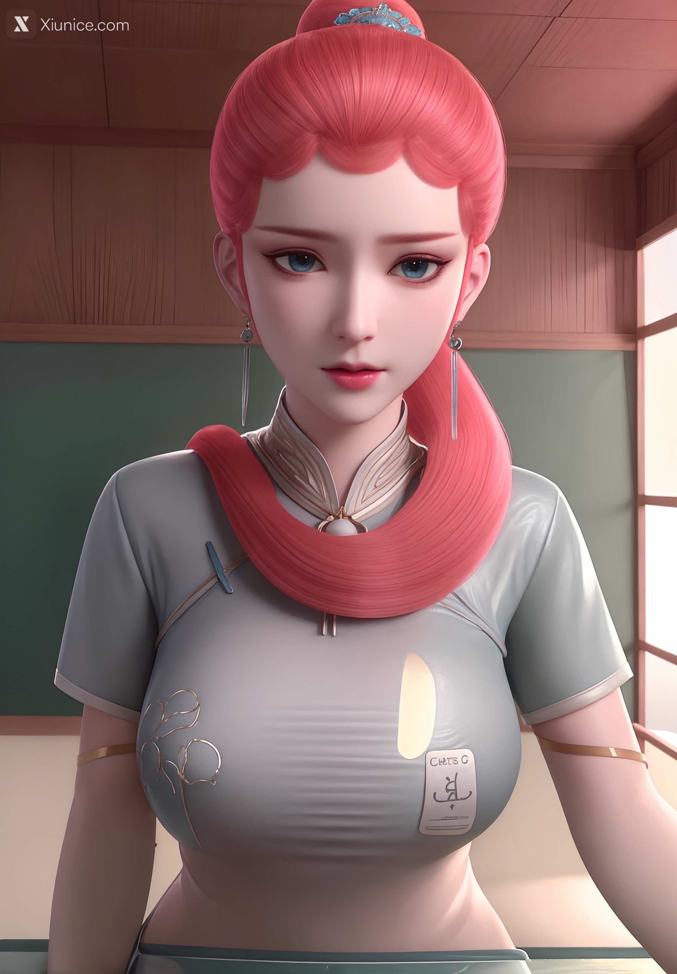 AI Girl Xiunice.com 妖神记 龙羽音 应月茹 龙羽音3 捆绑 25