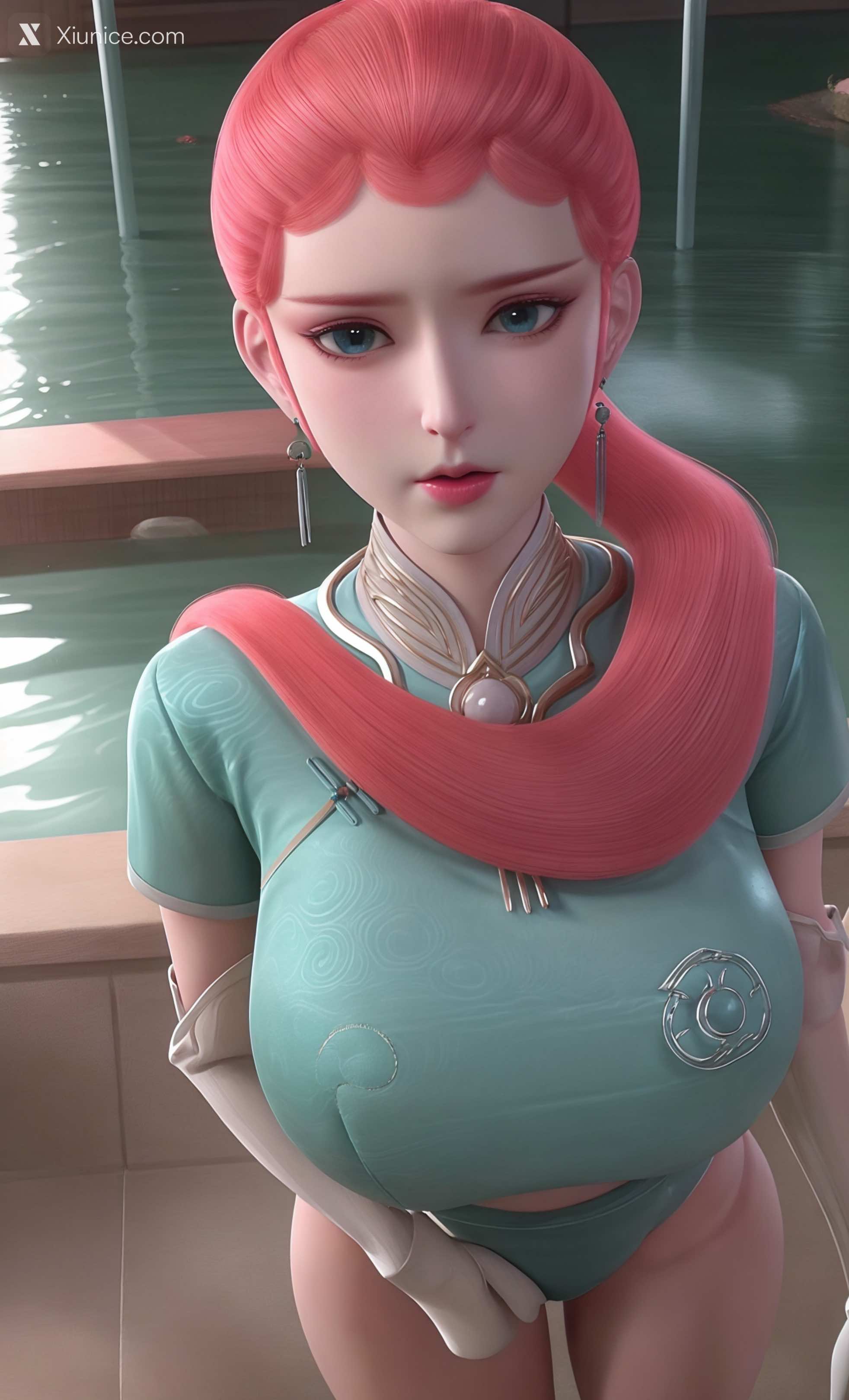 AI Girl Xiunice.com 妖神记 龙羽音 应月茹 龙羽音3 捆绑 29