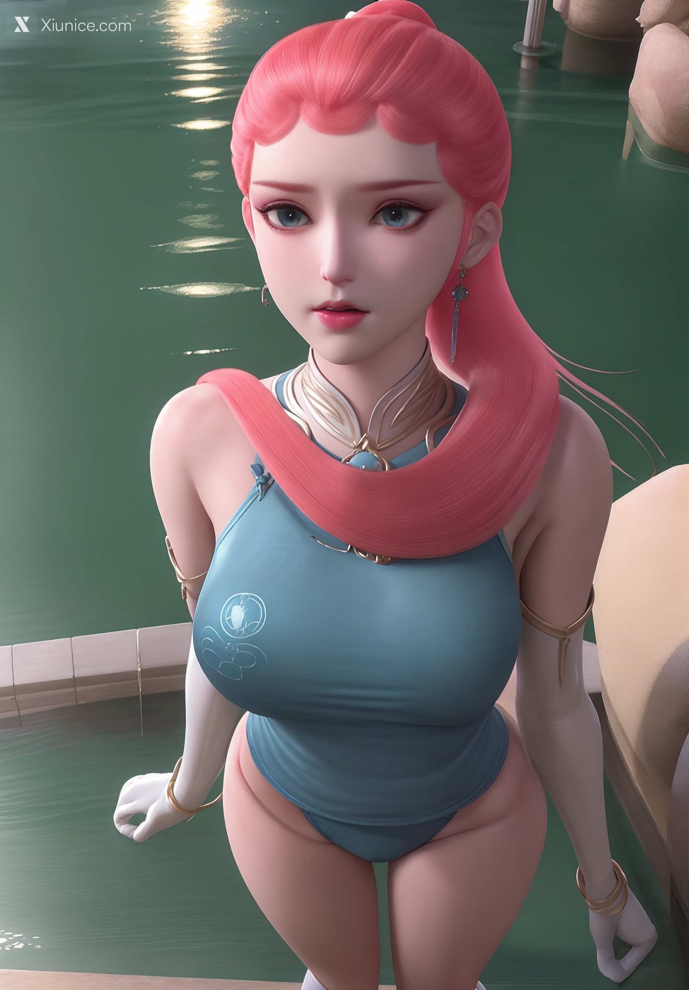 AI Girl Xiunice.com 妖神记 龙羽音 应月茹 龙羽音3 捆绑 9