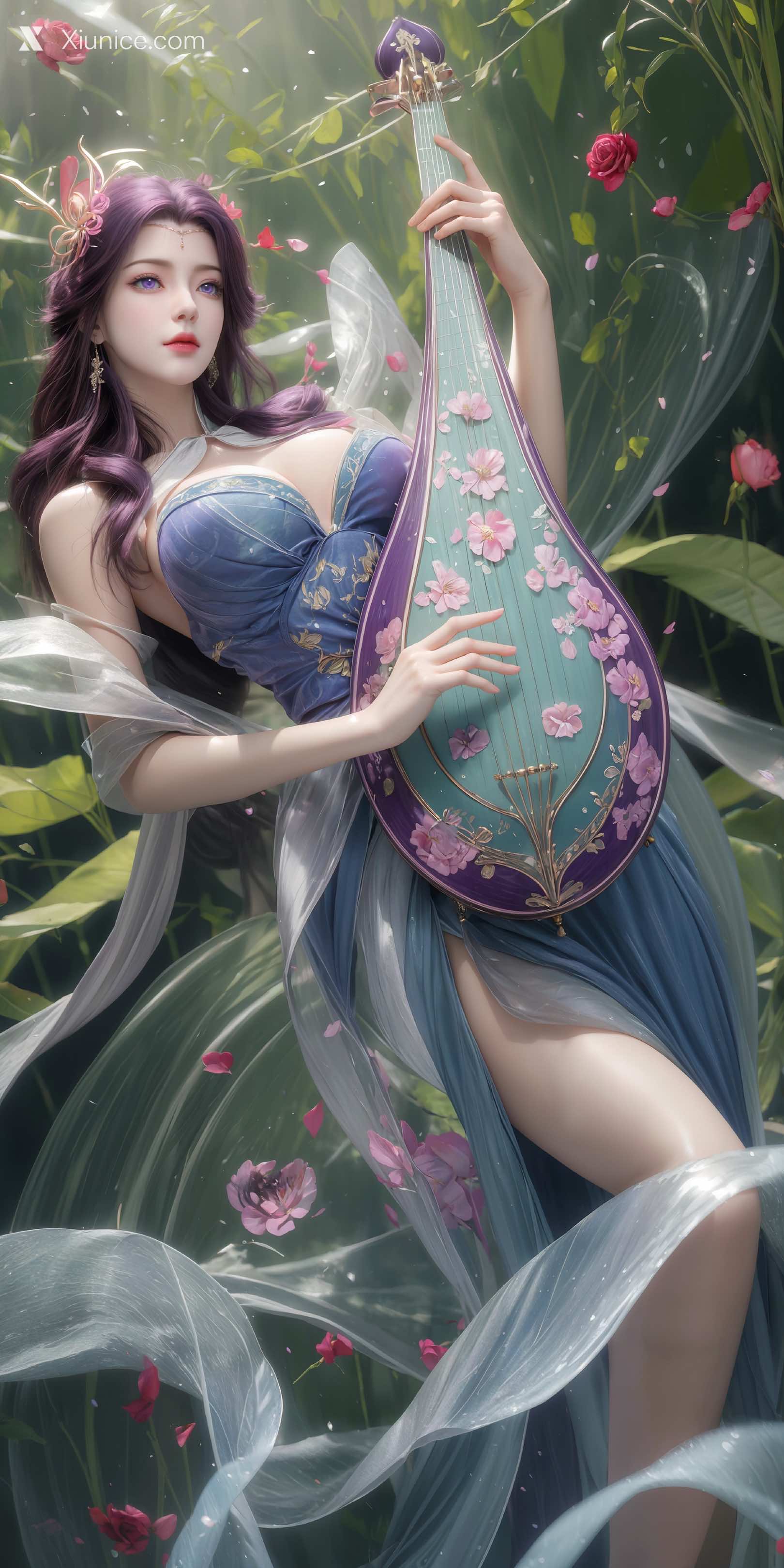 AI Girl Xiunice.com 完美世界 云曦 竖屏 清月 105