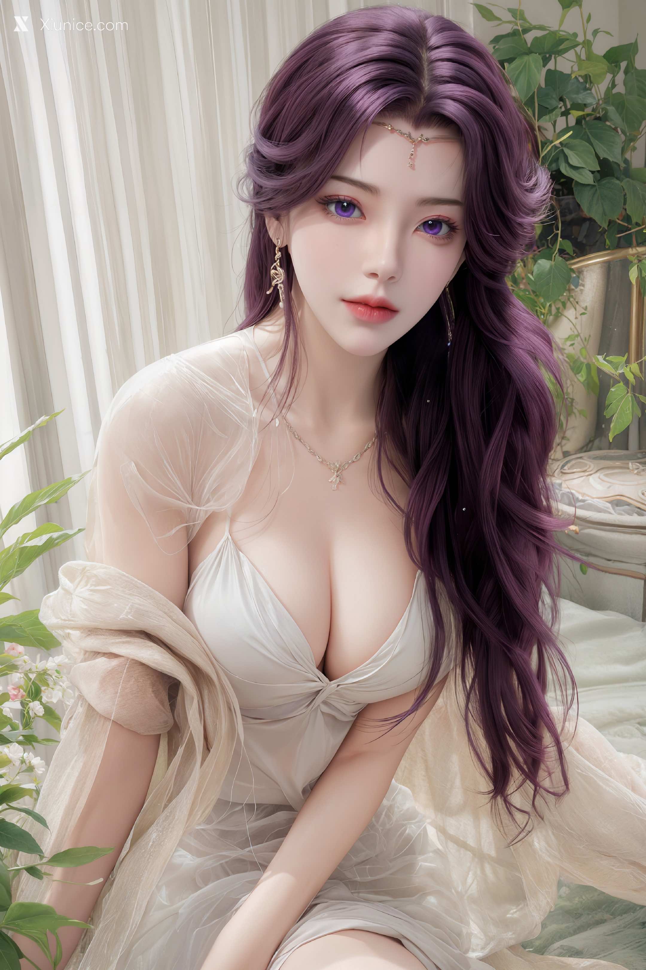 AI Girl Xiunice.com 完美世界 云曦 竖屏 清月 28