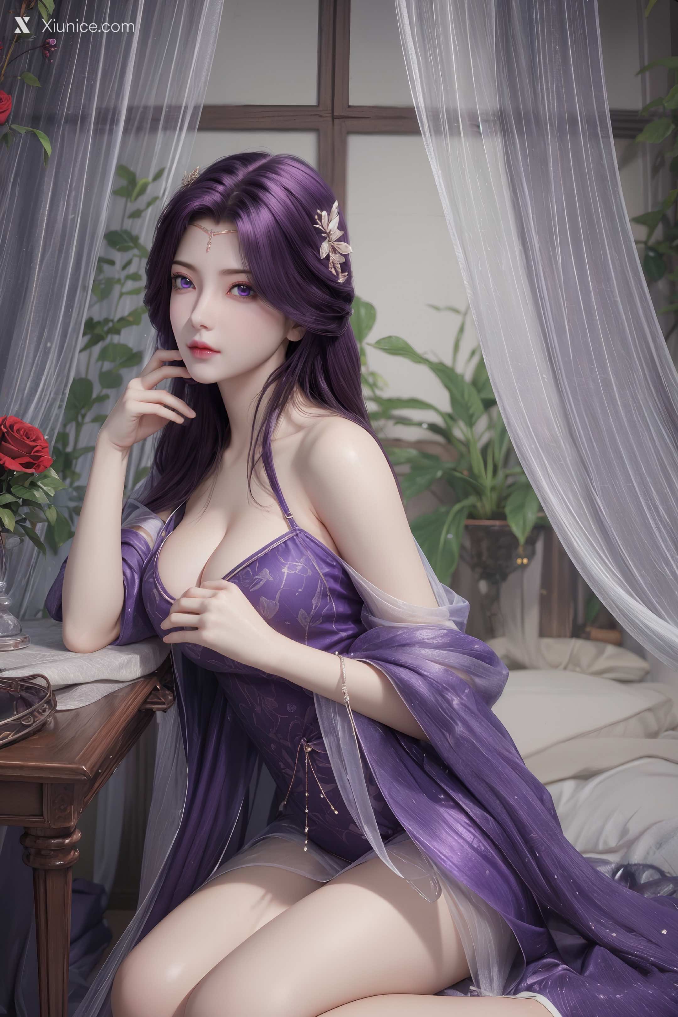 AI Girl Xiunice.com 完美世界 云曦 竖屏 清月 30
