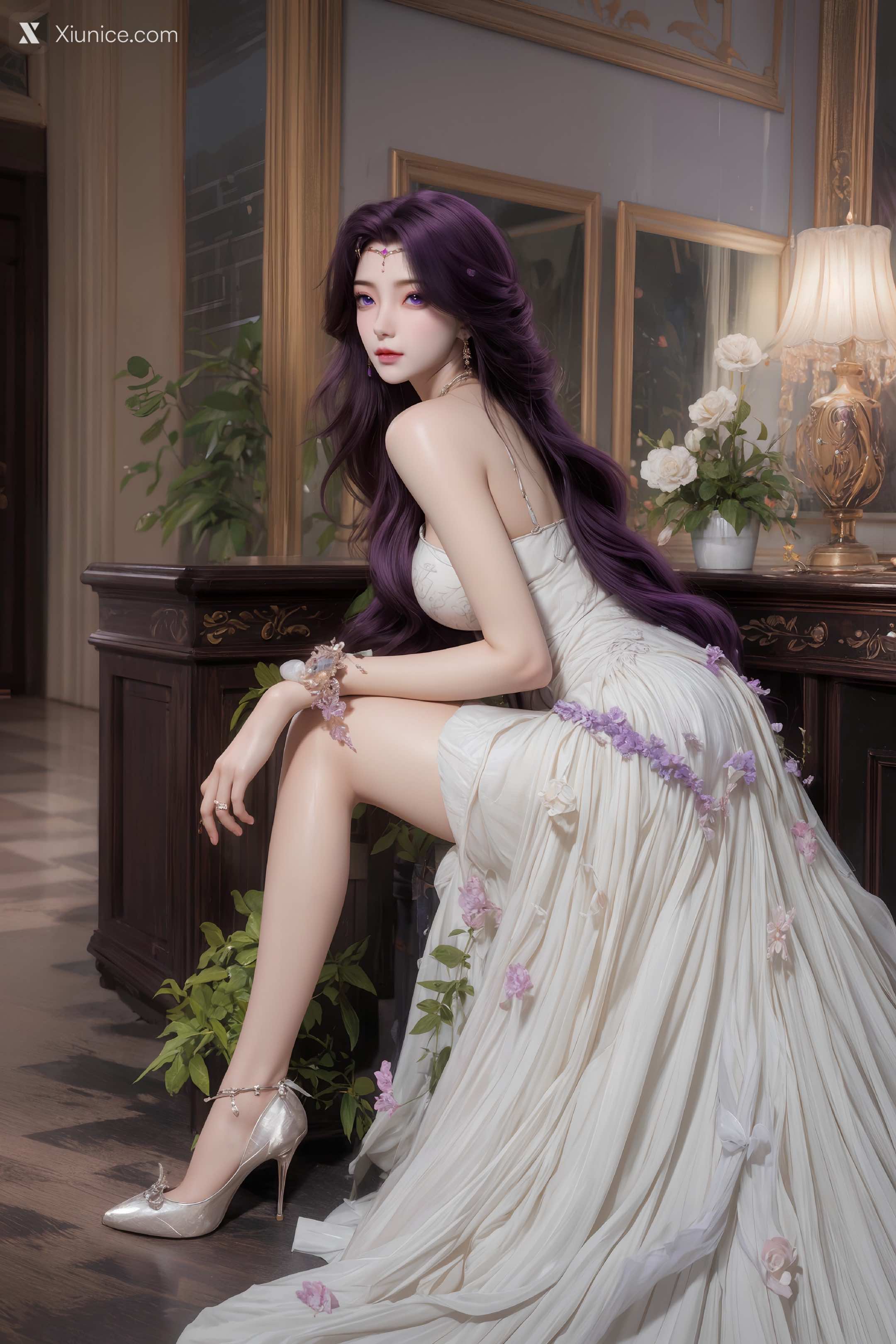 AI Girl Xiunice.com 完美世界 云曦 竖屏 清月 60