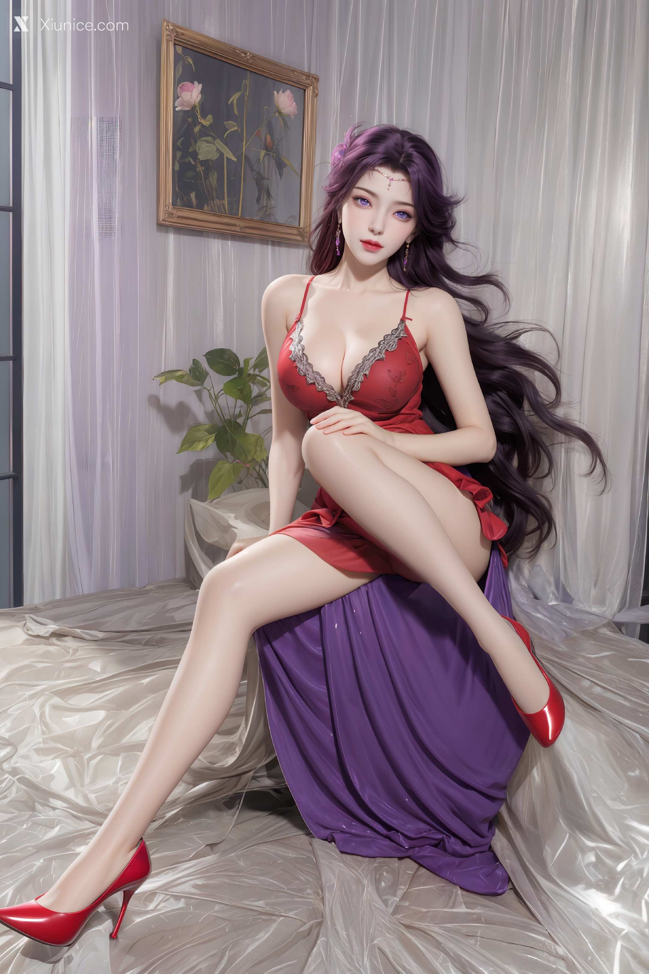 AI Girl Xiunice.com 完美世界 云曦 竖屏 清月 70